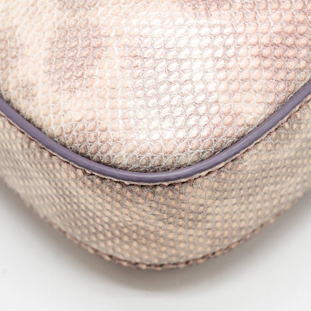 BVLGARI SMALL SERPENTI BAIA SHOULDER BAG KARUNG LEATHER PINK LGHW