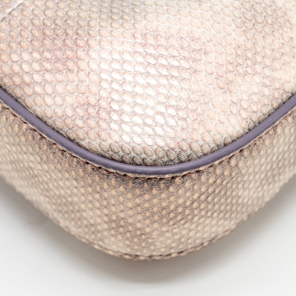 BVLGARI SMALL SERPENTI BAIA SHOULDER BAG KARUNG LEATHER PINK LGHW