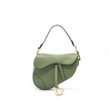 CHRISTIAN DIOR MEDIUM SADDLE BAG GREEN