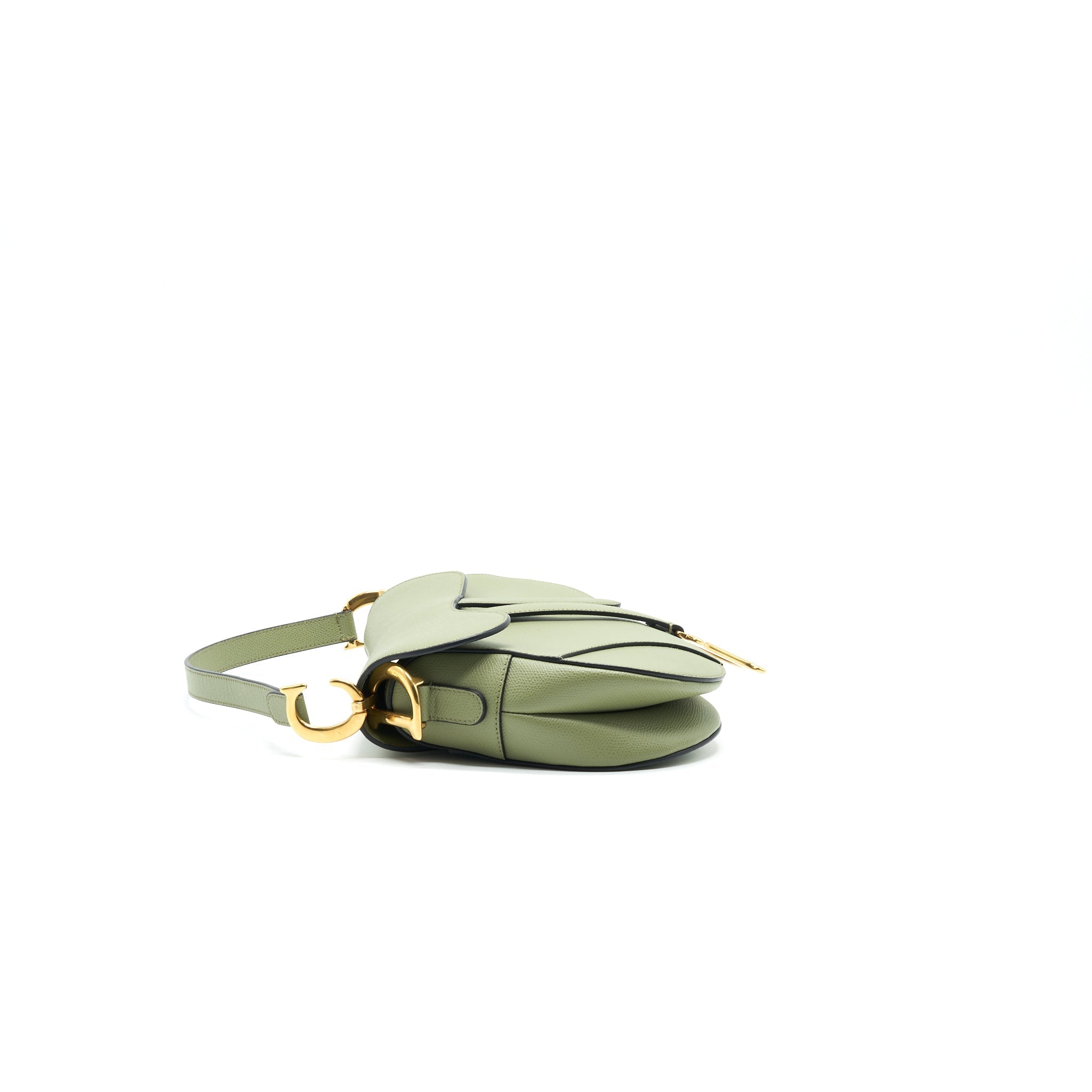 CHRISTIAN DIOR MEDIUM SADDLE BAG GREEN