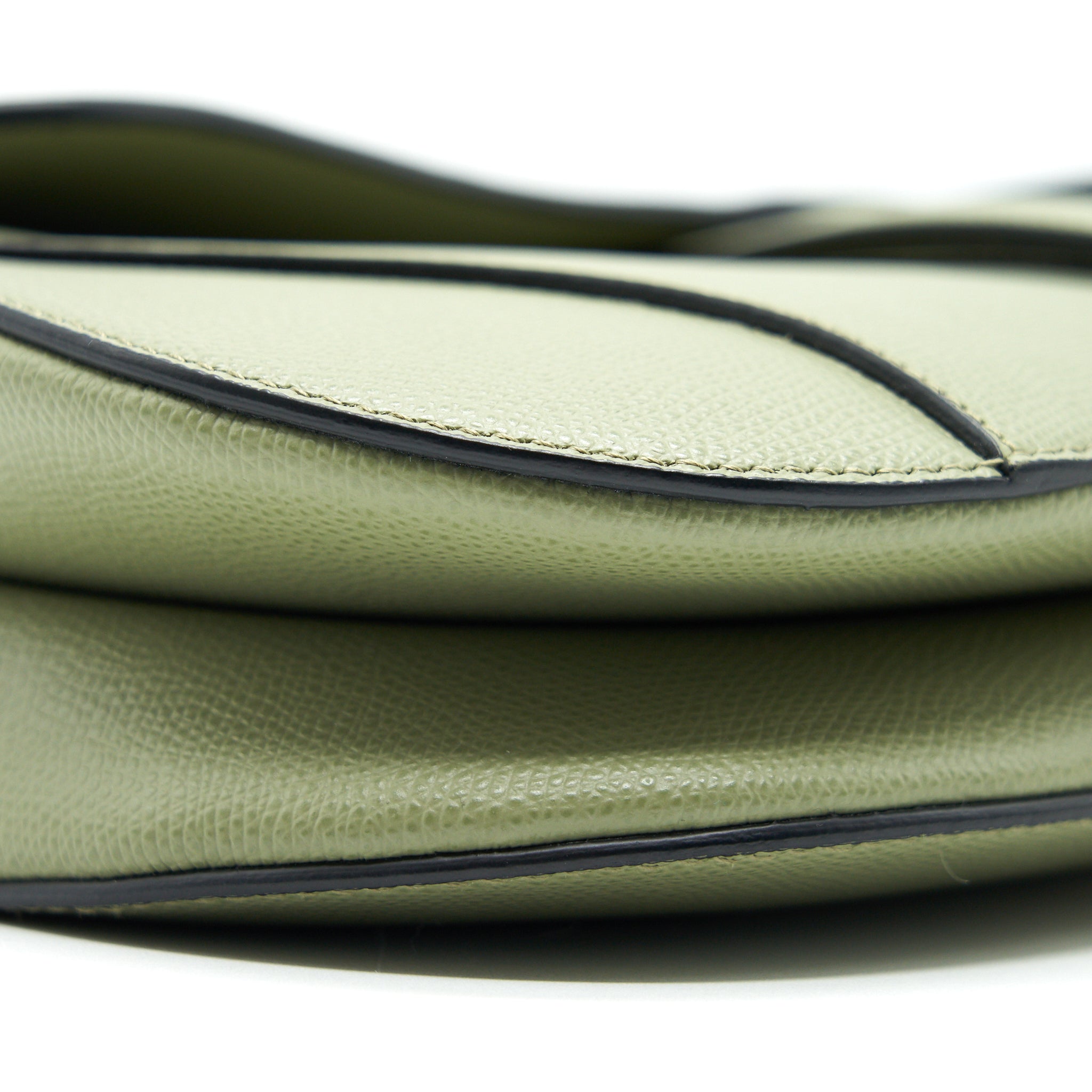 CHRISTIAN DIOR MEDIUM SADDLE BAG GREEN