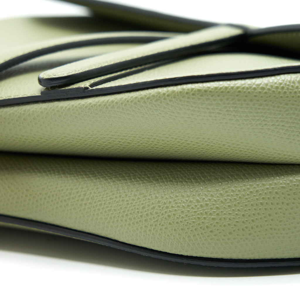 CHRISTIAN DIOR MEDIUM SADDLE BAG GREEN