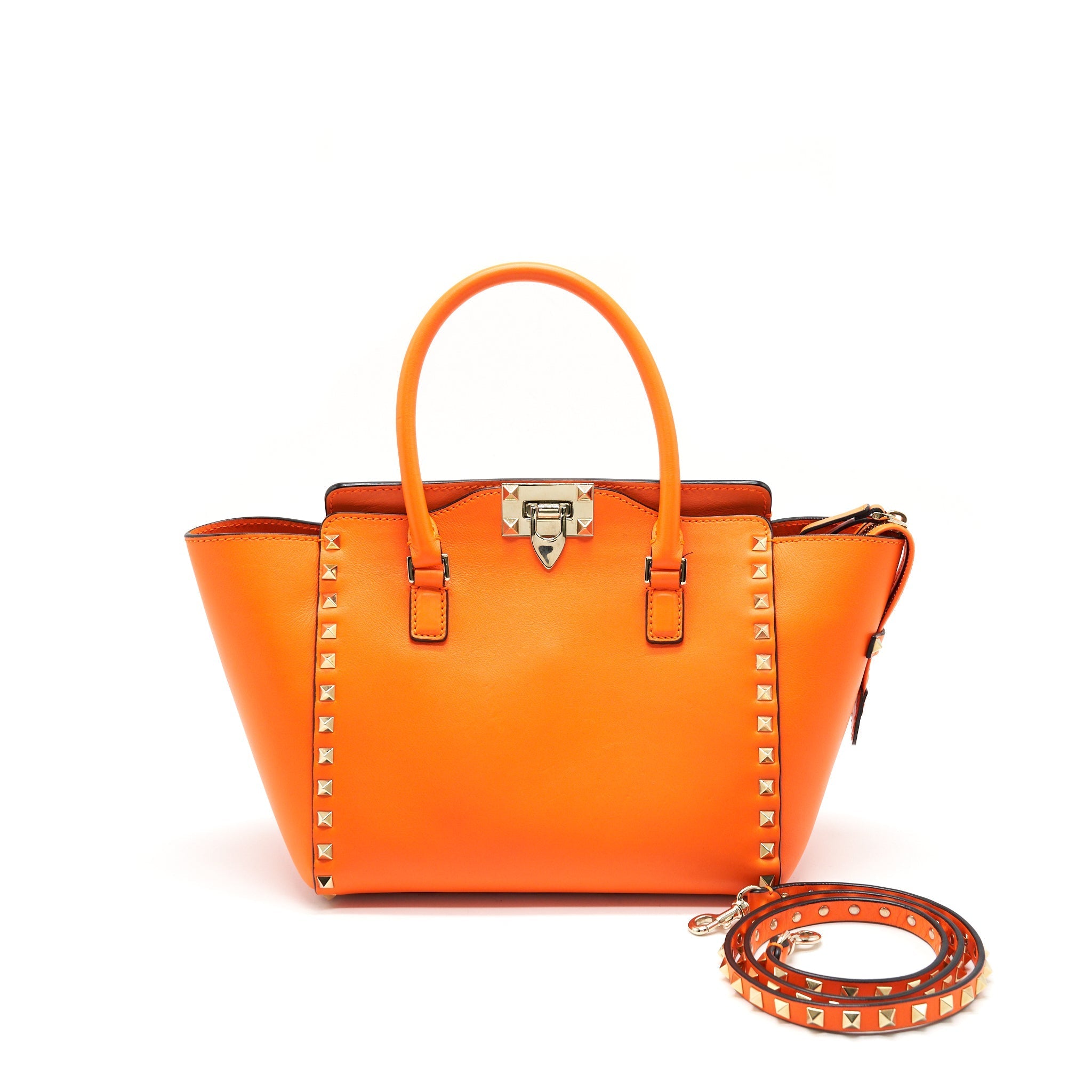 VALENTINO ROCKSTUD PAGOTA TOTE- SMALL