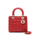 CHRISTIAN DIOR MEDIUM LADY DIOR RED SHW