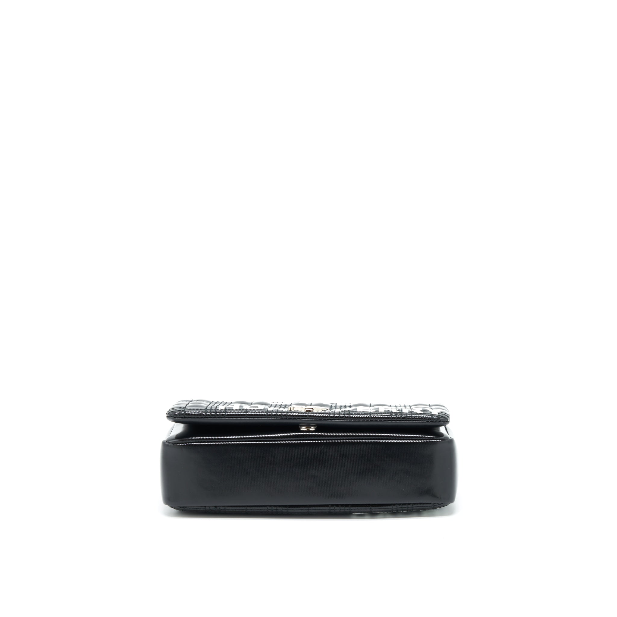 BURBERRY SMALL HORSEFERRY PRINT QUILTED LOLA BAG BLACK SHW