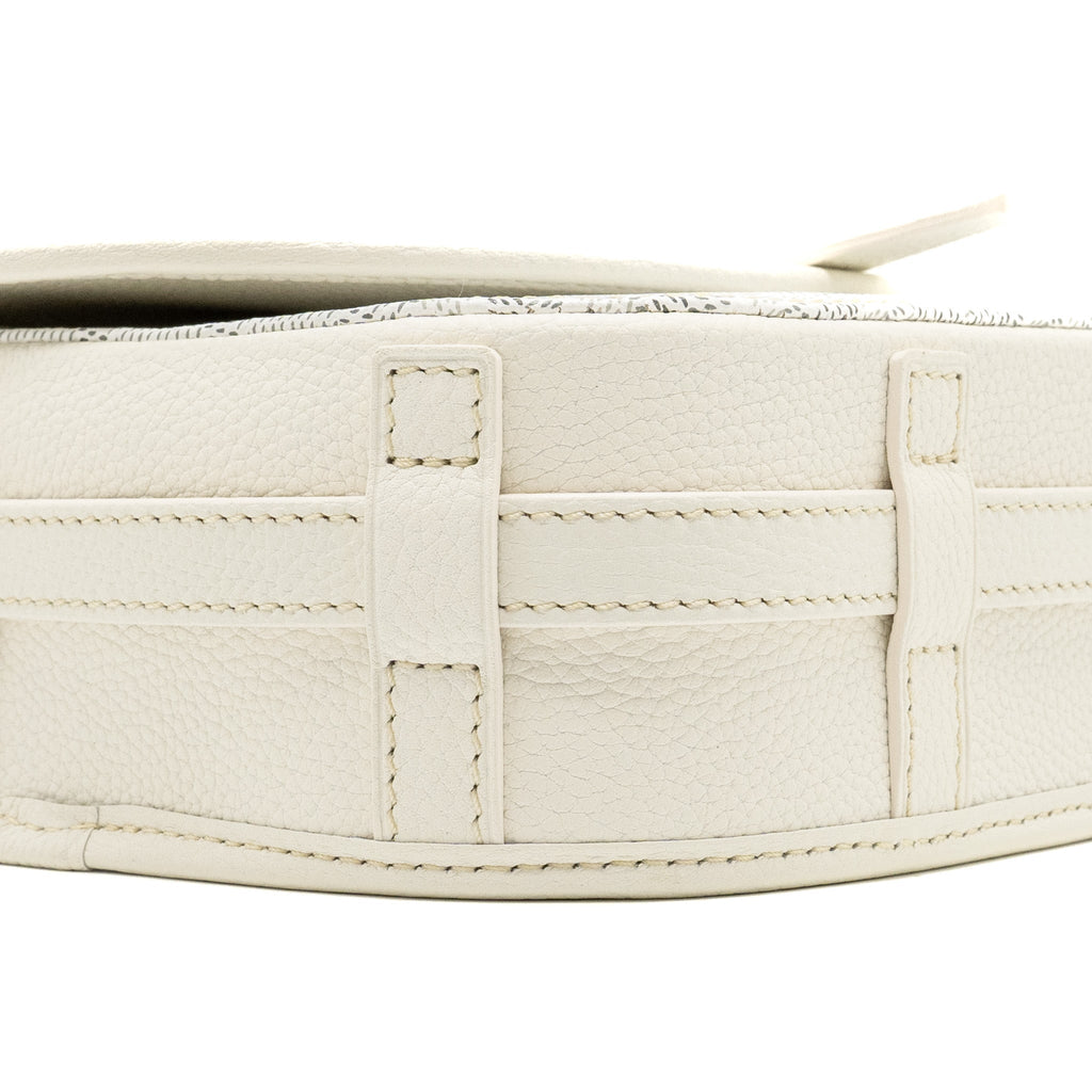 GOYARD BELVEDERE PM MESSANGER BAG GOYARDLINE CANVAS WHITE SHW