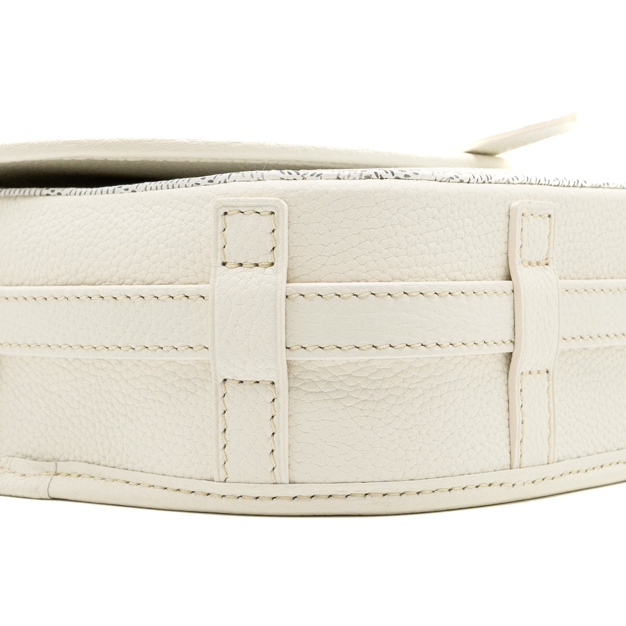 GOYARD BELVEDERE PM MESSANGER BAG GOYARDLINE CANVAS WHITE SHW