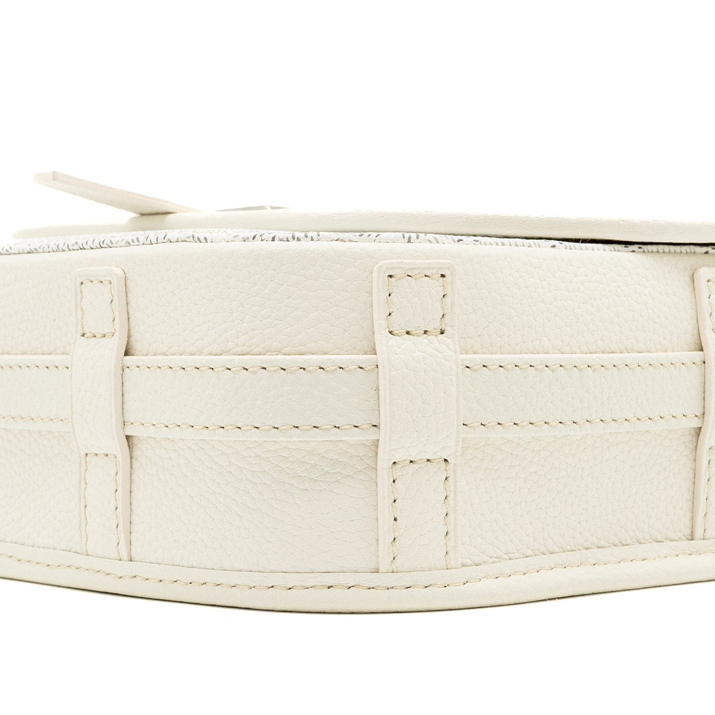 GOYARD BELVEDERE PM MESSANGER BAG GOYARDLINE CANVAS WHITE SHW