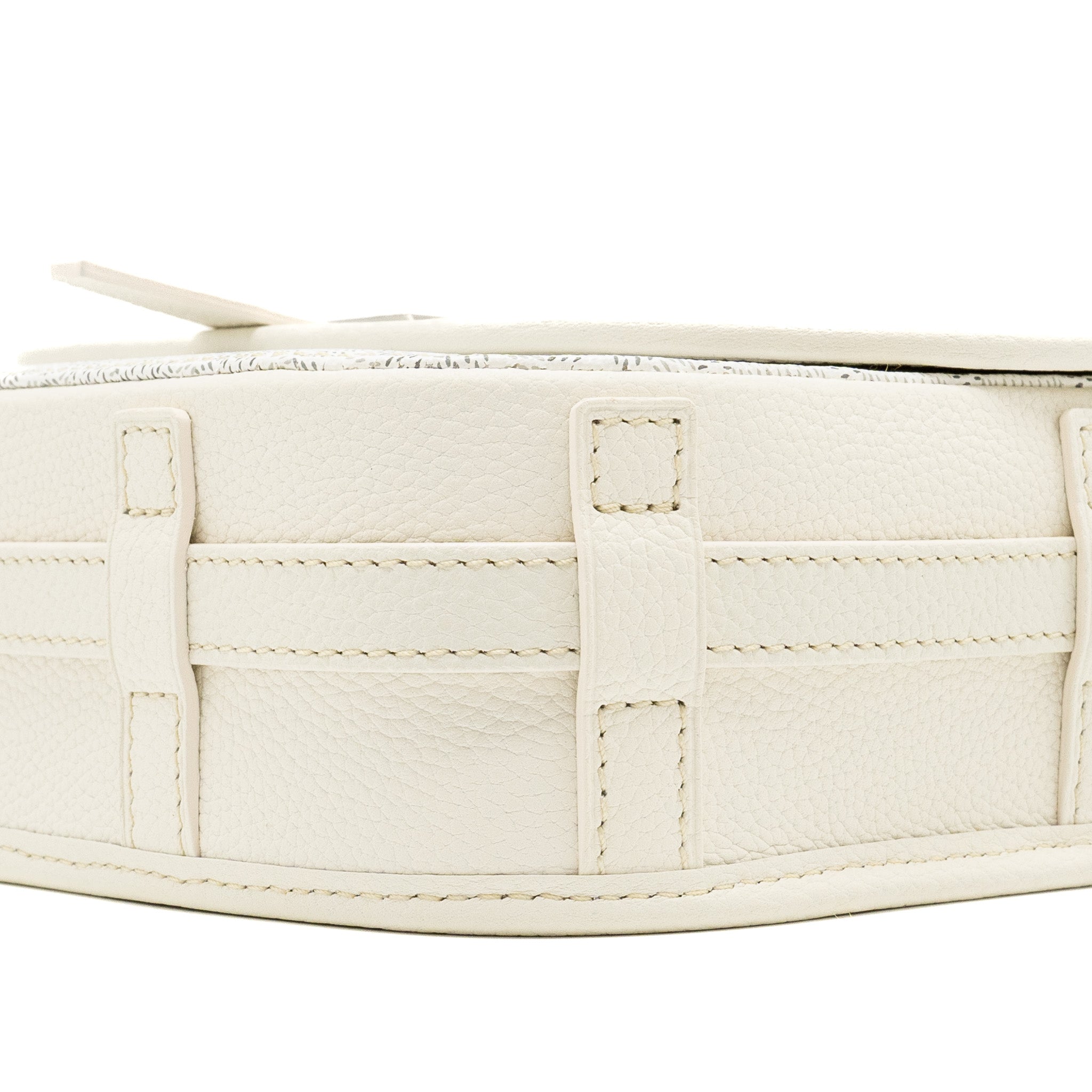GOYARD BELVEDERE PM MESSANGER BAG GOYARDLINE CANVAS WHITE SHW