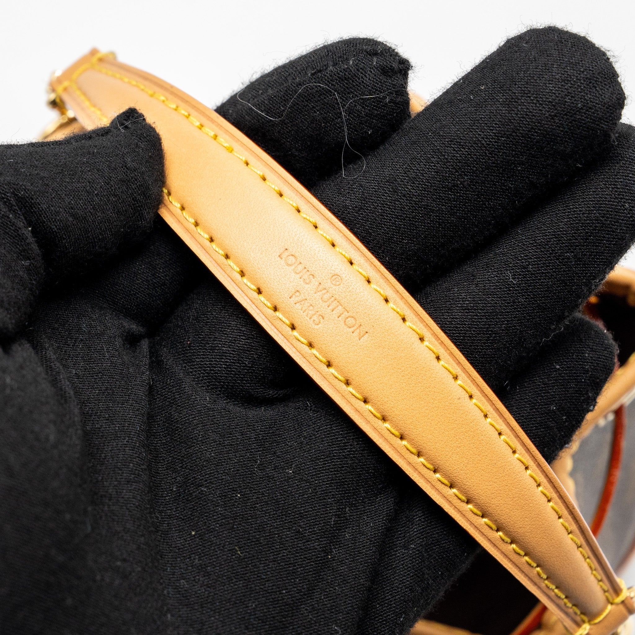 LOUIS VUITTON NANO NOE MONOGRAM CANVAS GHW
