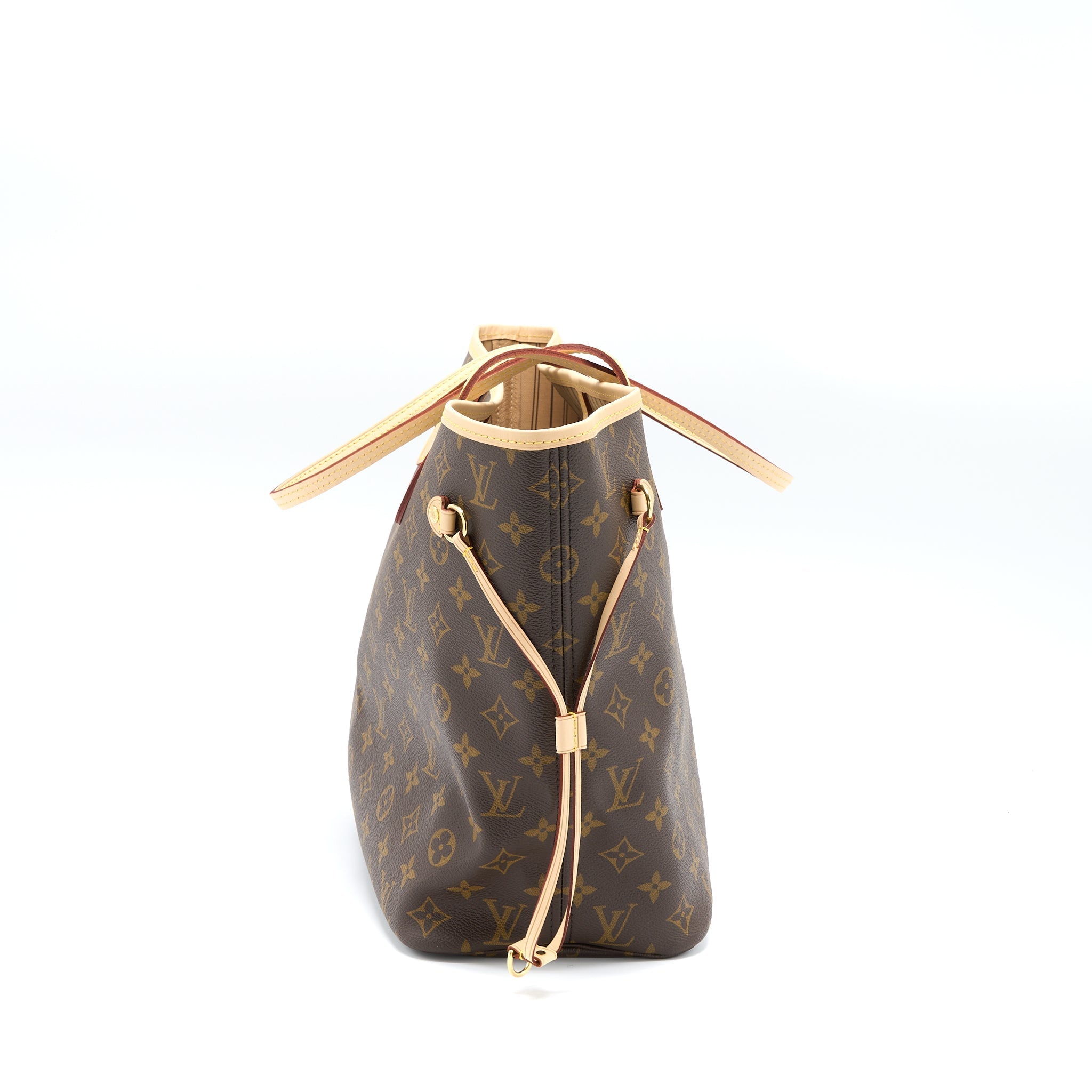 LOUIS VUITTON NEVERFULL MM MONOGRAM CANVAS GHW (NEW VERSION)