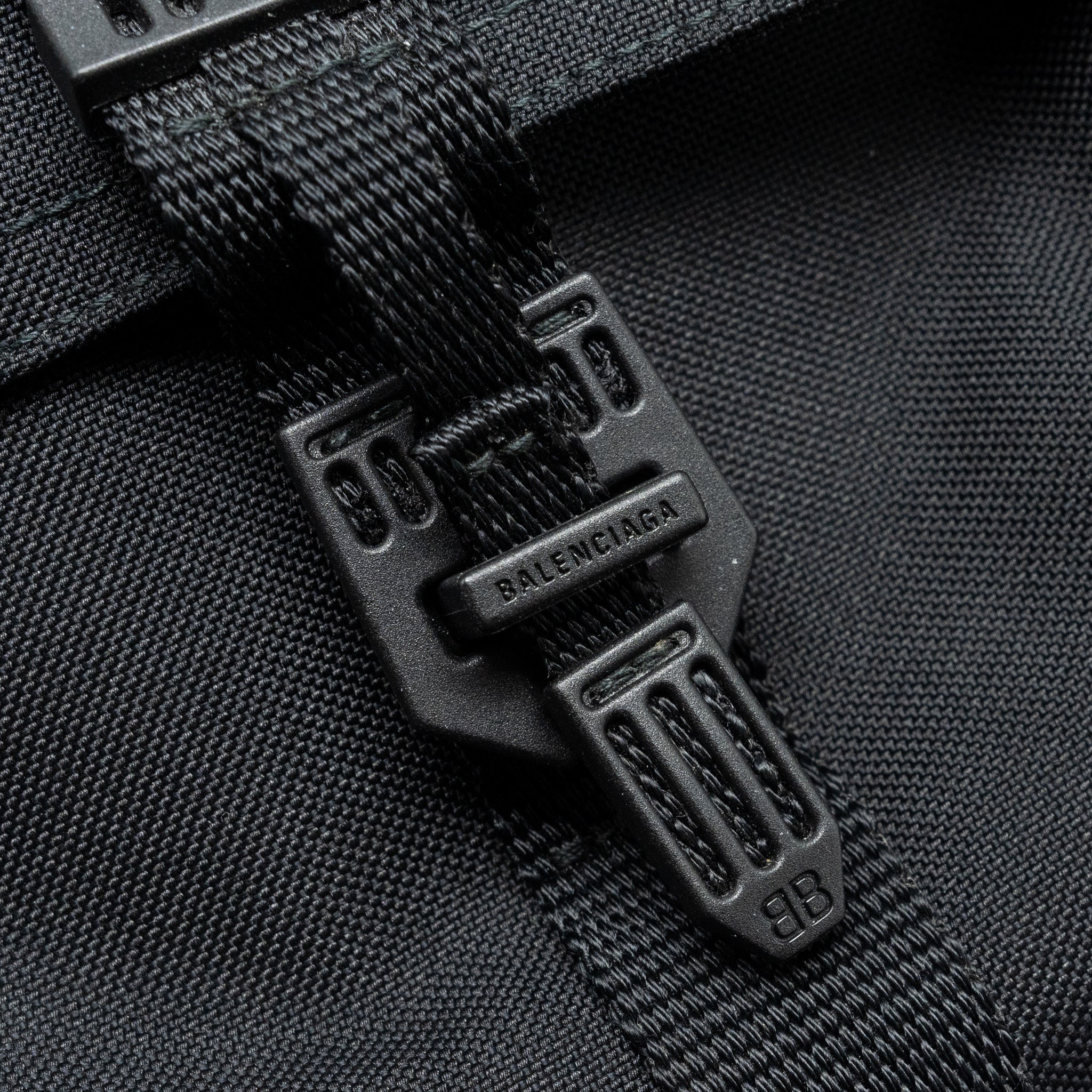 BALENCIAGA ARMY MESSENGER BAG BLACK RECYCLED NYLON BLACK/BLACK HARDWARE