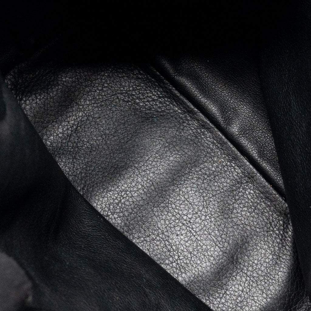 GOYARD MINI ANJOU TOTE GOYARDINE CANVAS/ CALFSKIN BLACK SHW