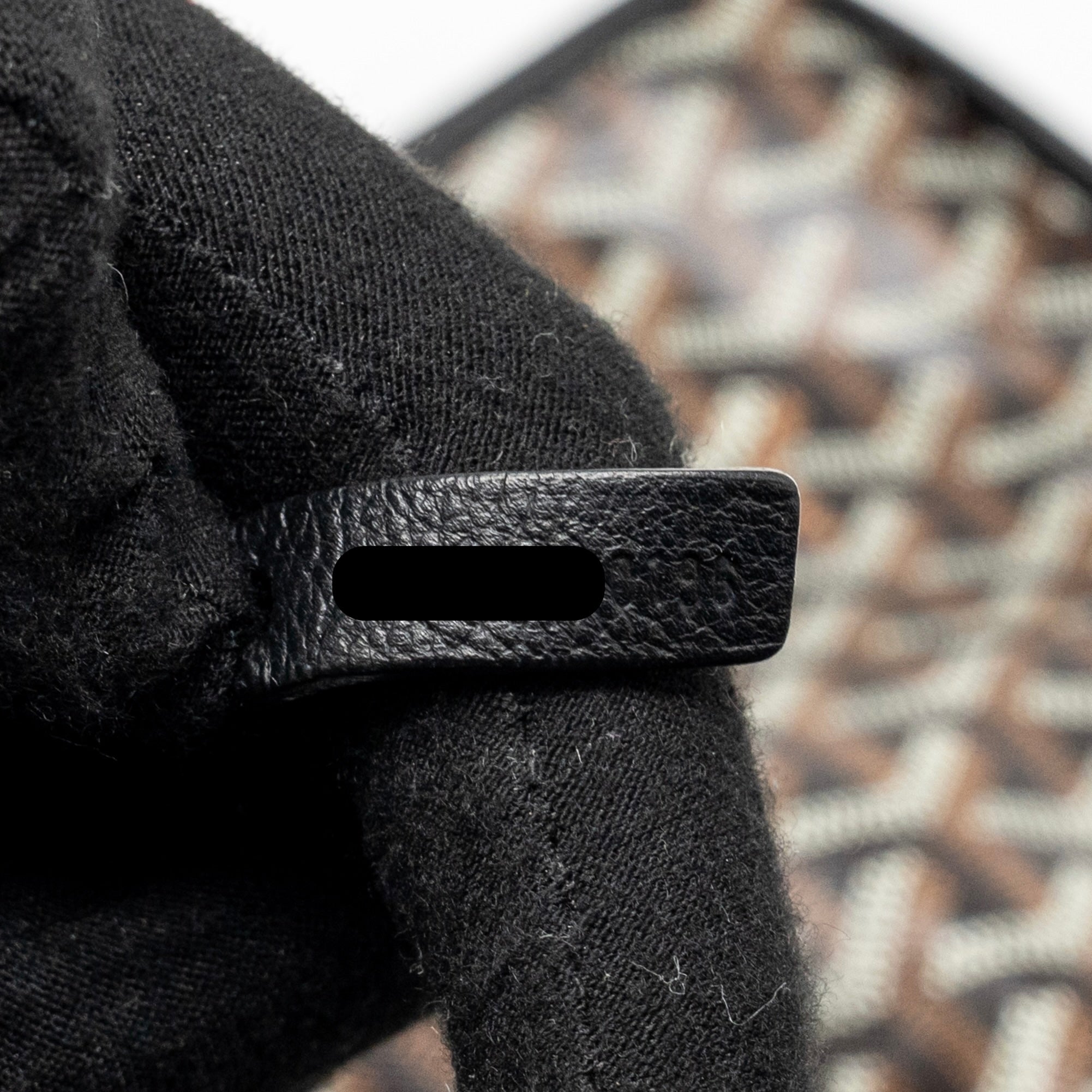 GOYARD MINI ANJOU TOTE GOYARDINE CANVAS/ CALFSKIN BLACK SHW