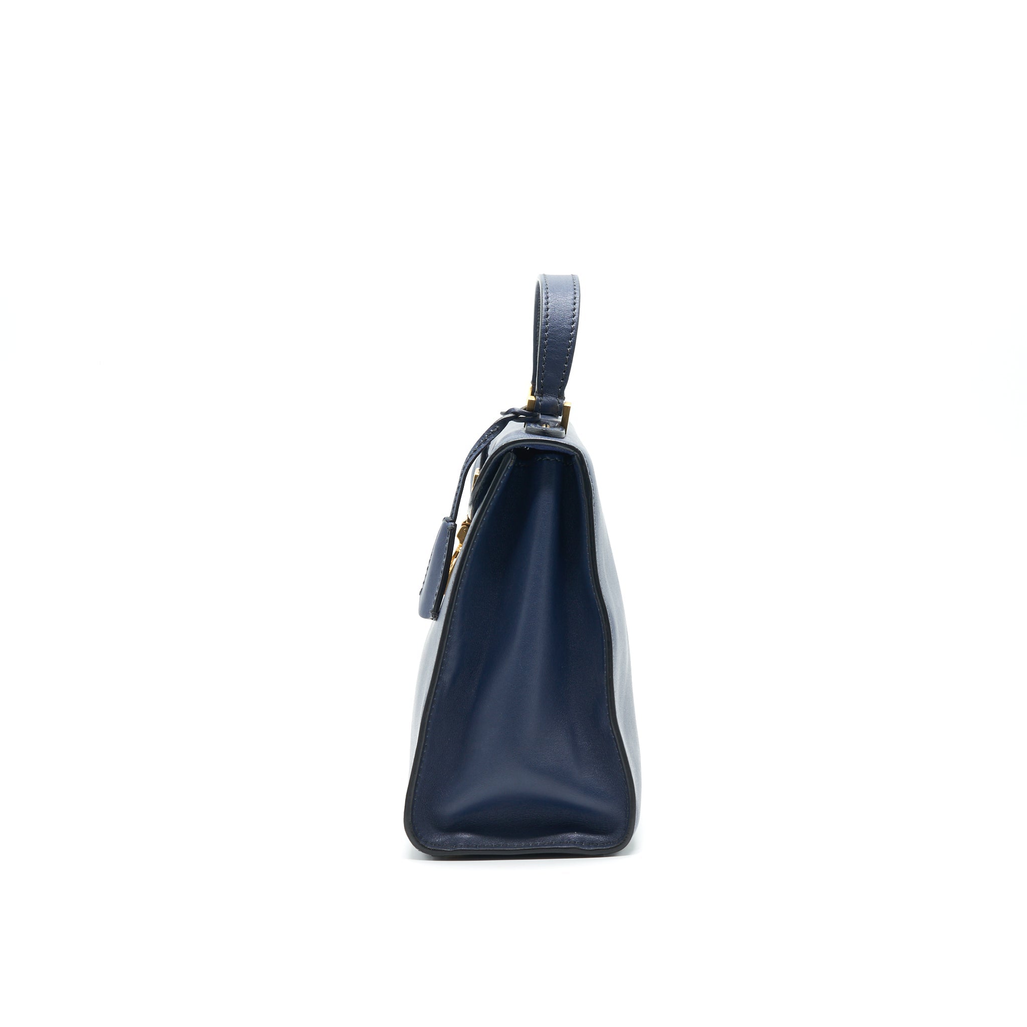 CHRISTIAN DIOR DIORADDICT TOP HANDLE BAG IN NAVY