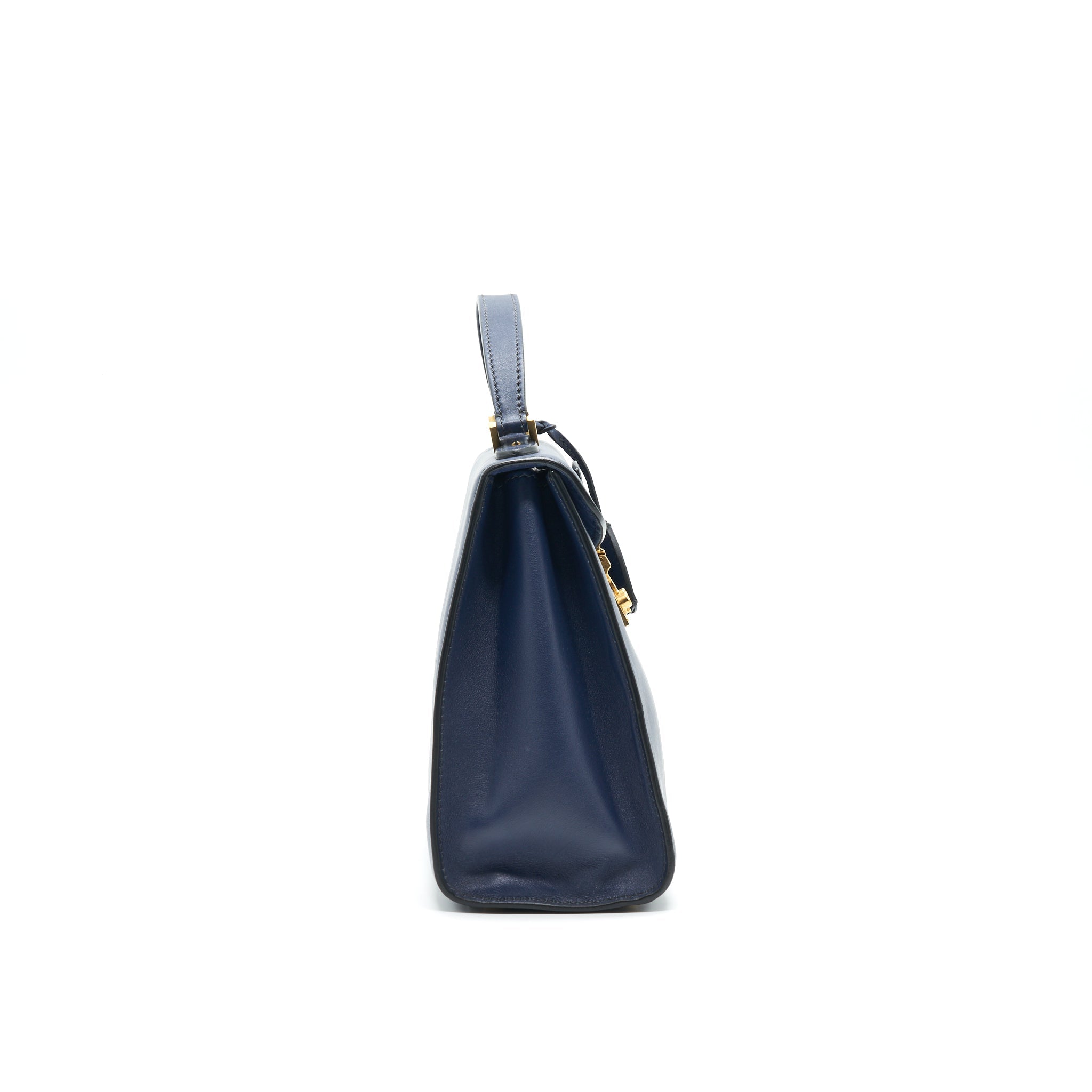 CHRISTIAN DIOR DIORADDICT TOP HANDLE BAG IN NAVY