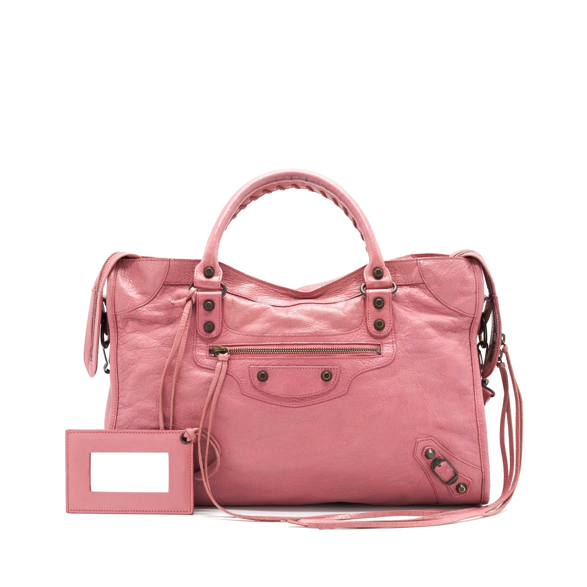 BALENCIAGA CLASSIC CITY BAG IN PINK