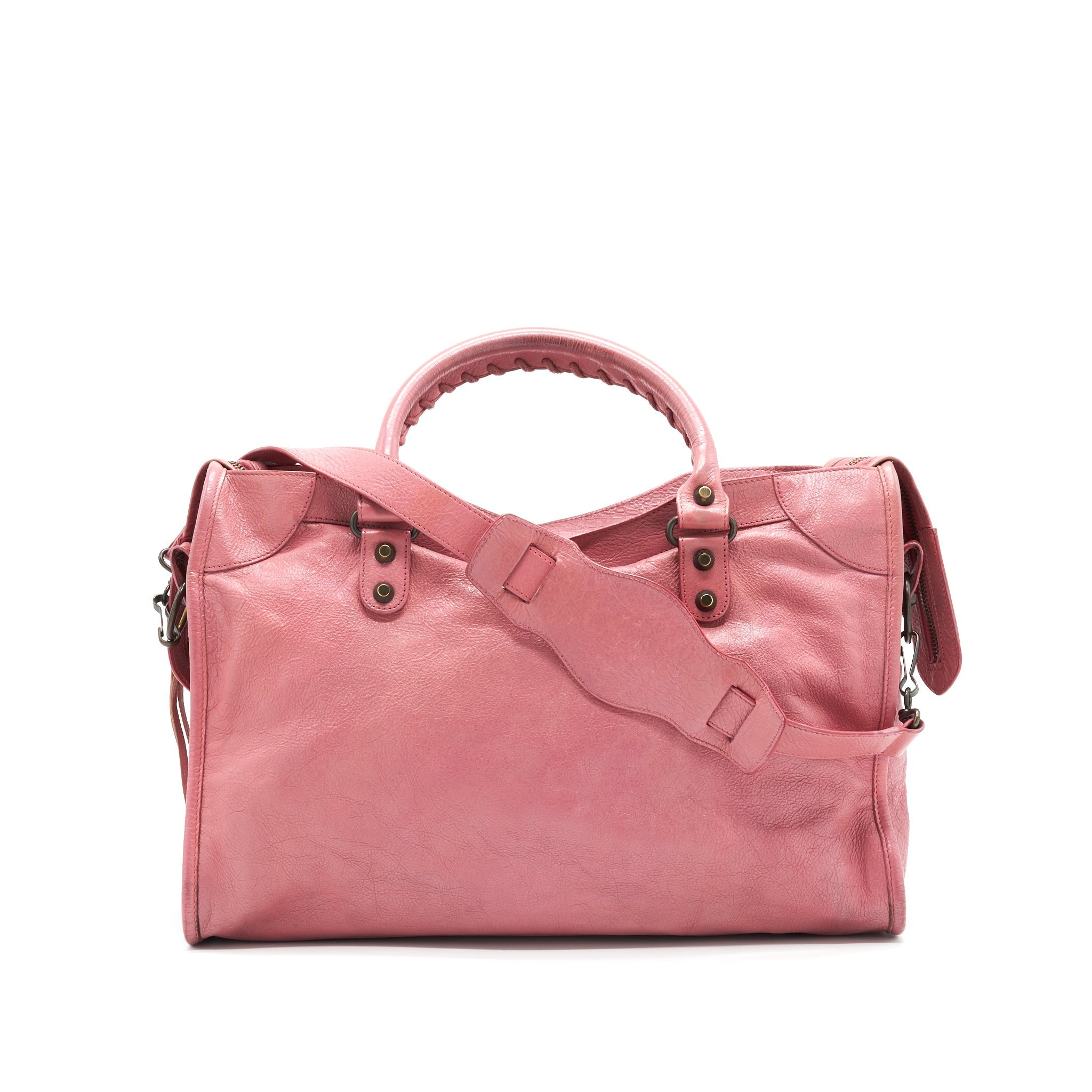 BALENCIAGA CLASSIC CITY BAG IN PINK