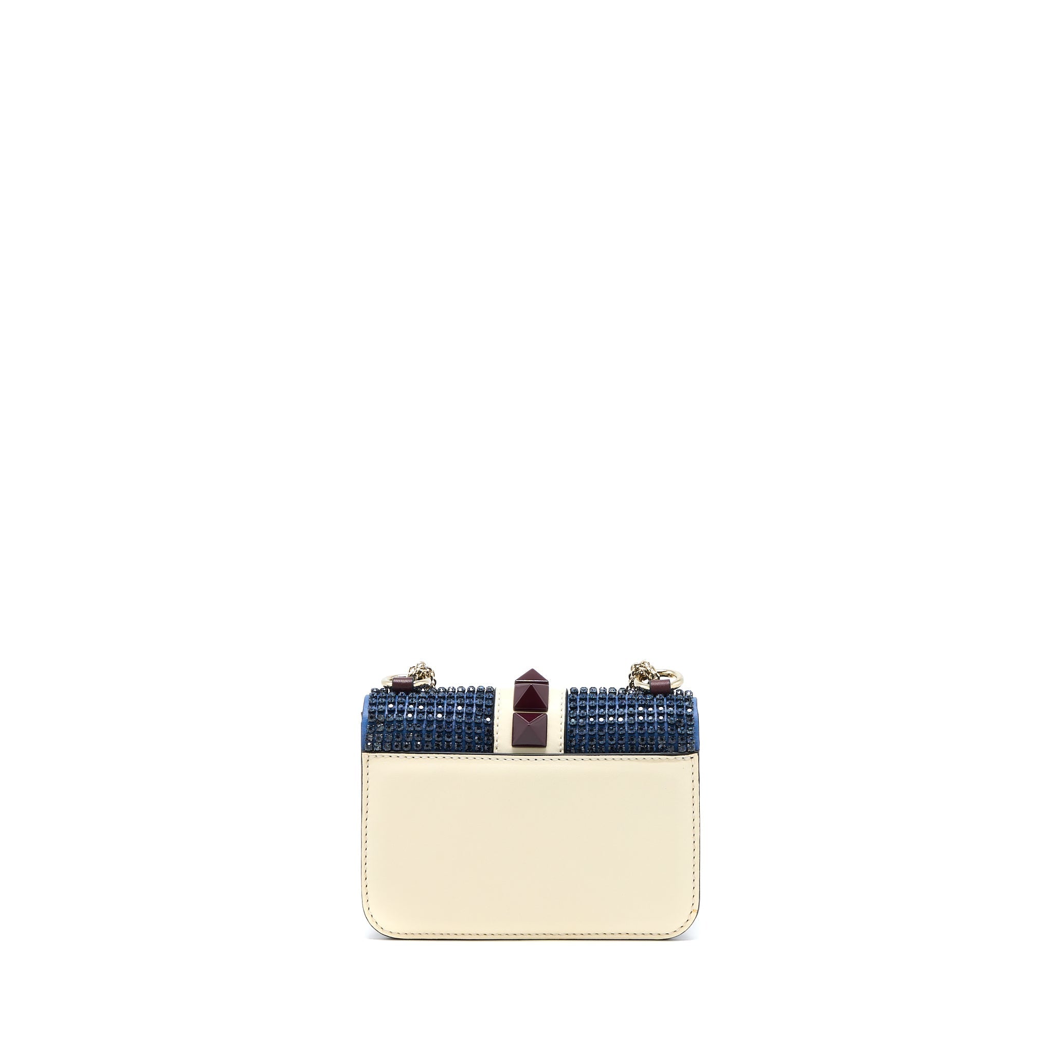 VALENTINO MINI ROCKSTUD CROSSBODY BAG MULTICOLOUR CRYSTALS SHW