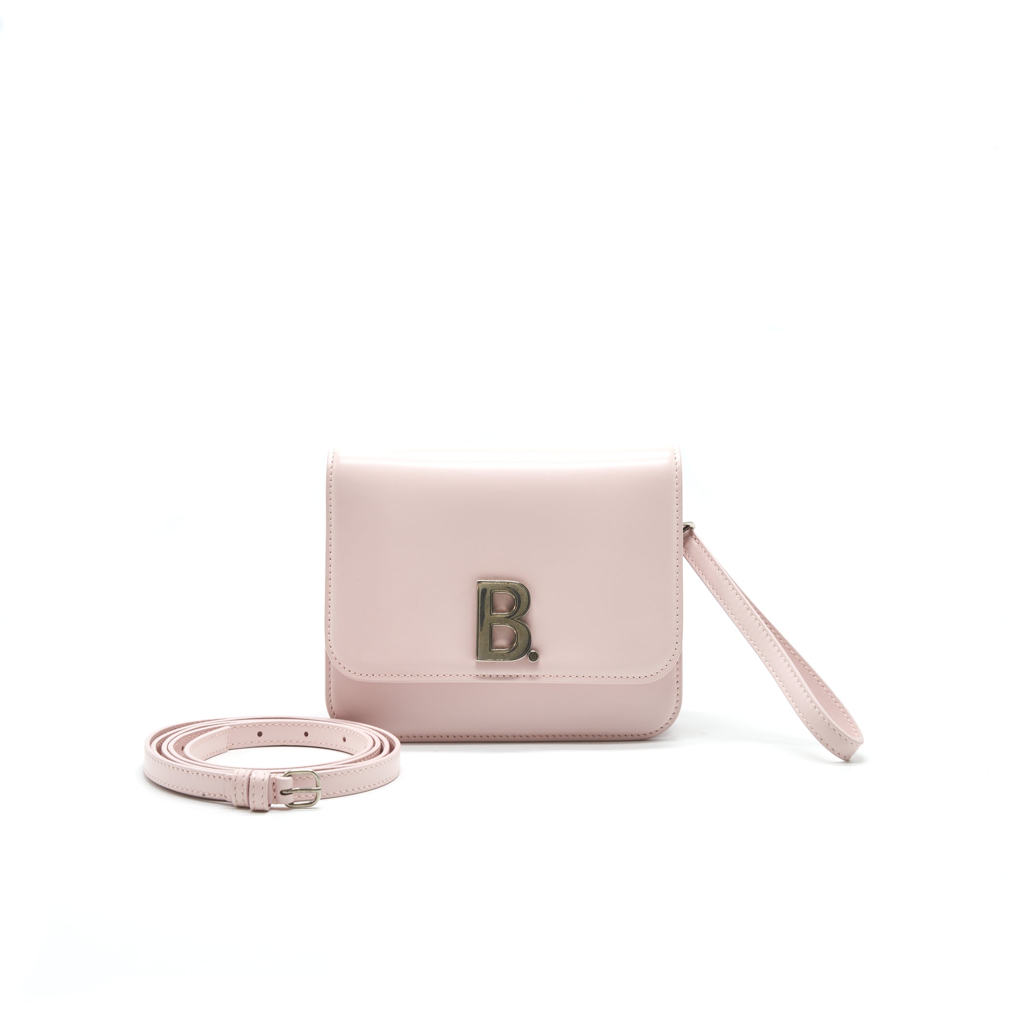 BALENCIAGA B. SMALL BAG IN PINK SHW