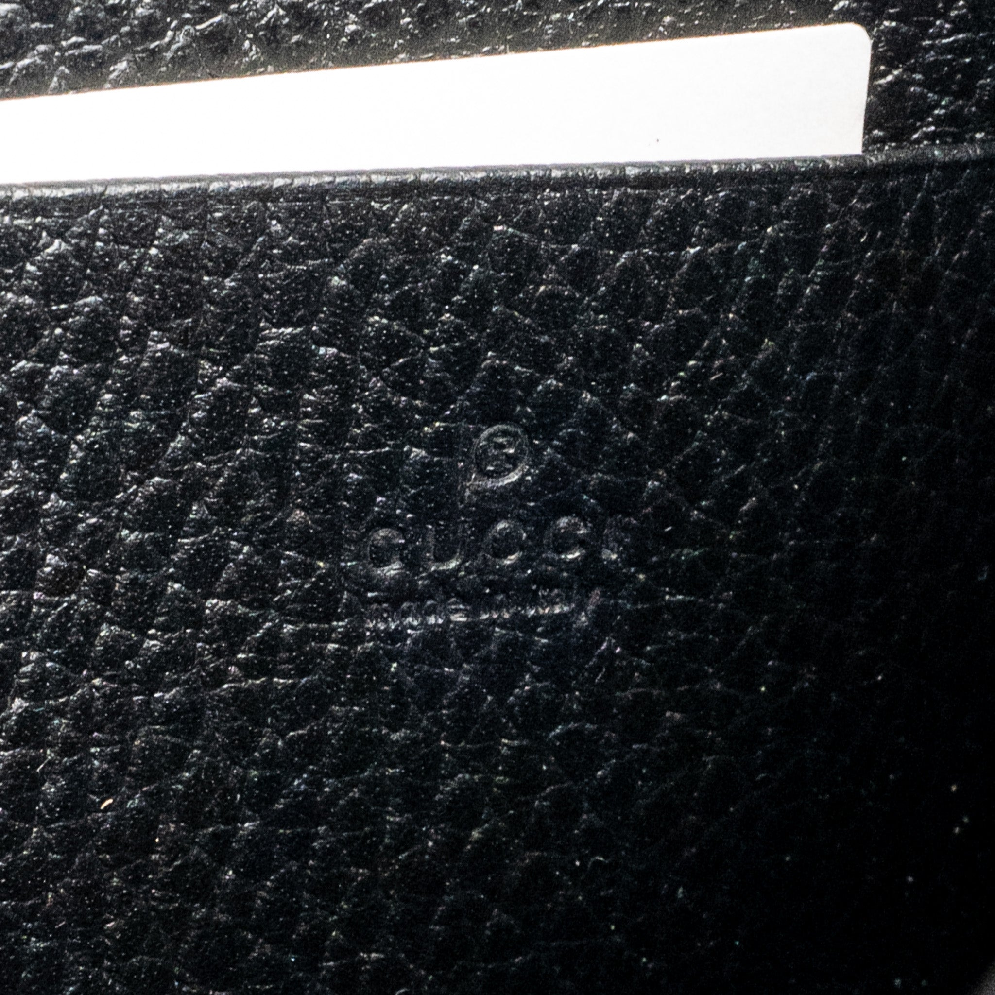 GUCCI DIONYSUS WALLET ON CHAIN CALFSKIN BLACK SHW
