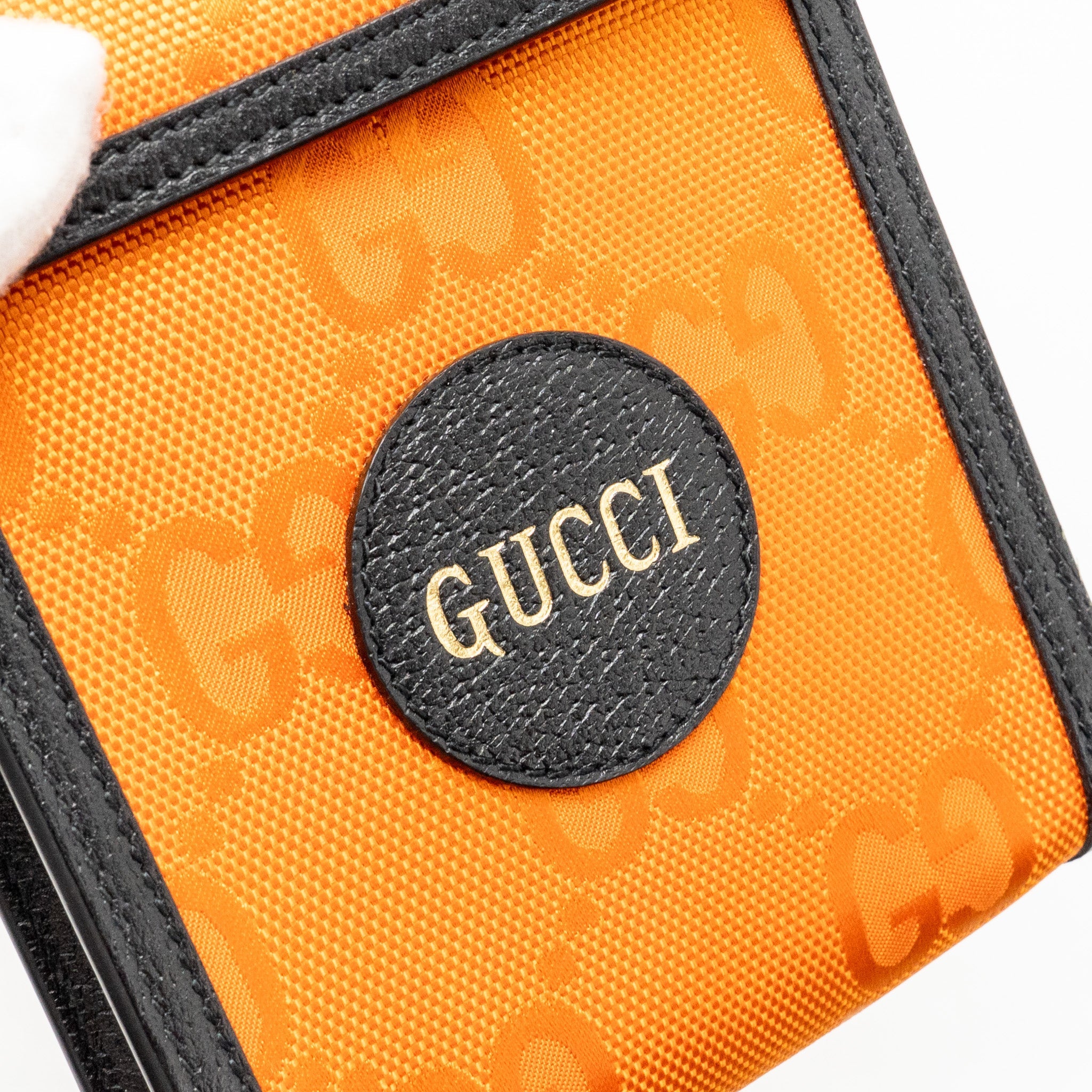GUCCI OFF THE GRID MINI CROSSBODY BAG NYLON ORANGE SHW