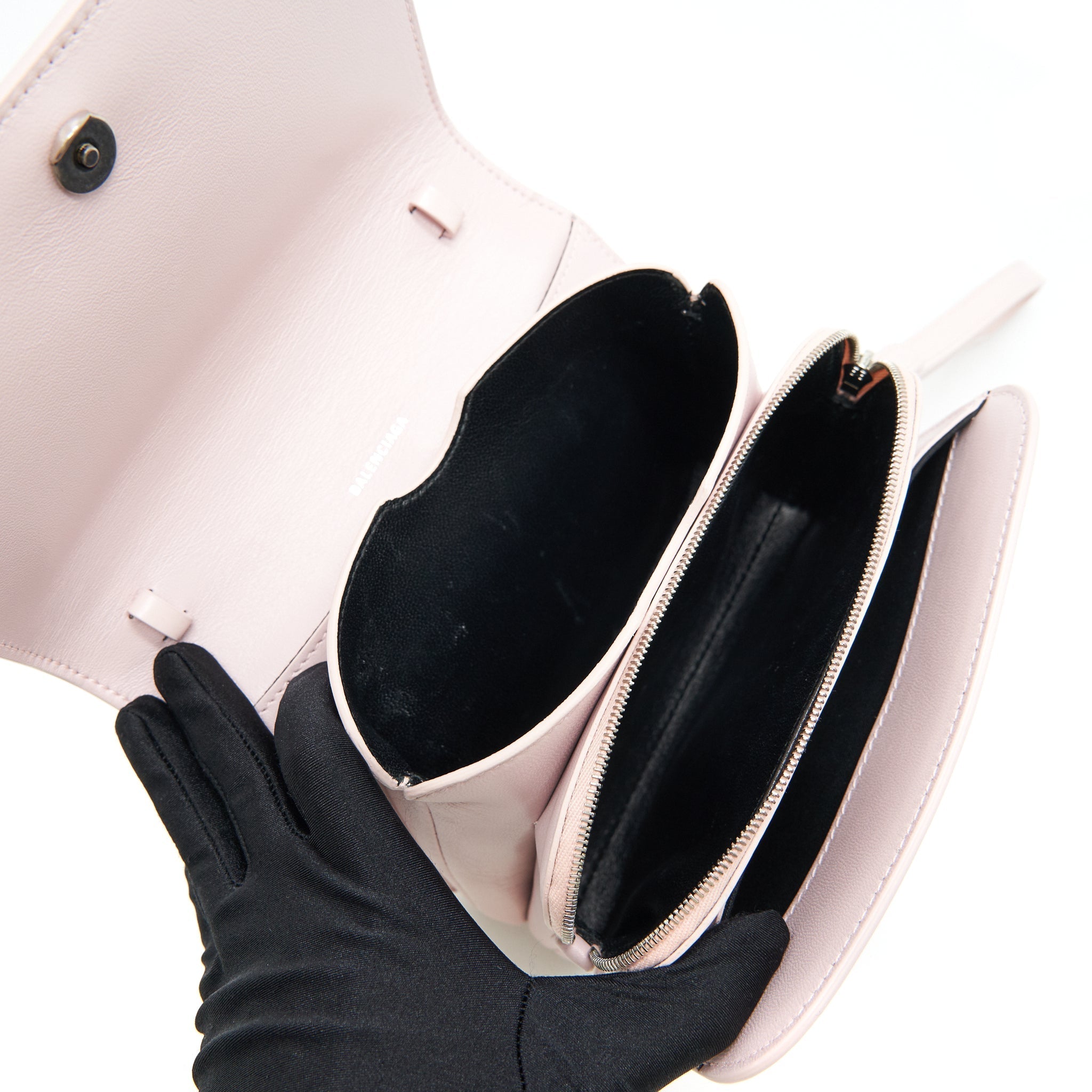 BALENCIAGA B. SMALL BAG IN PINK SHW