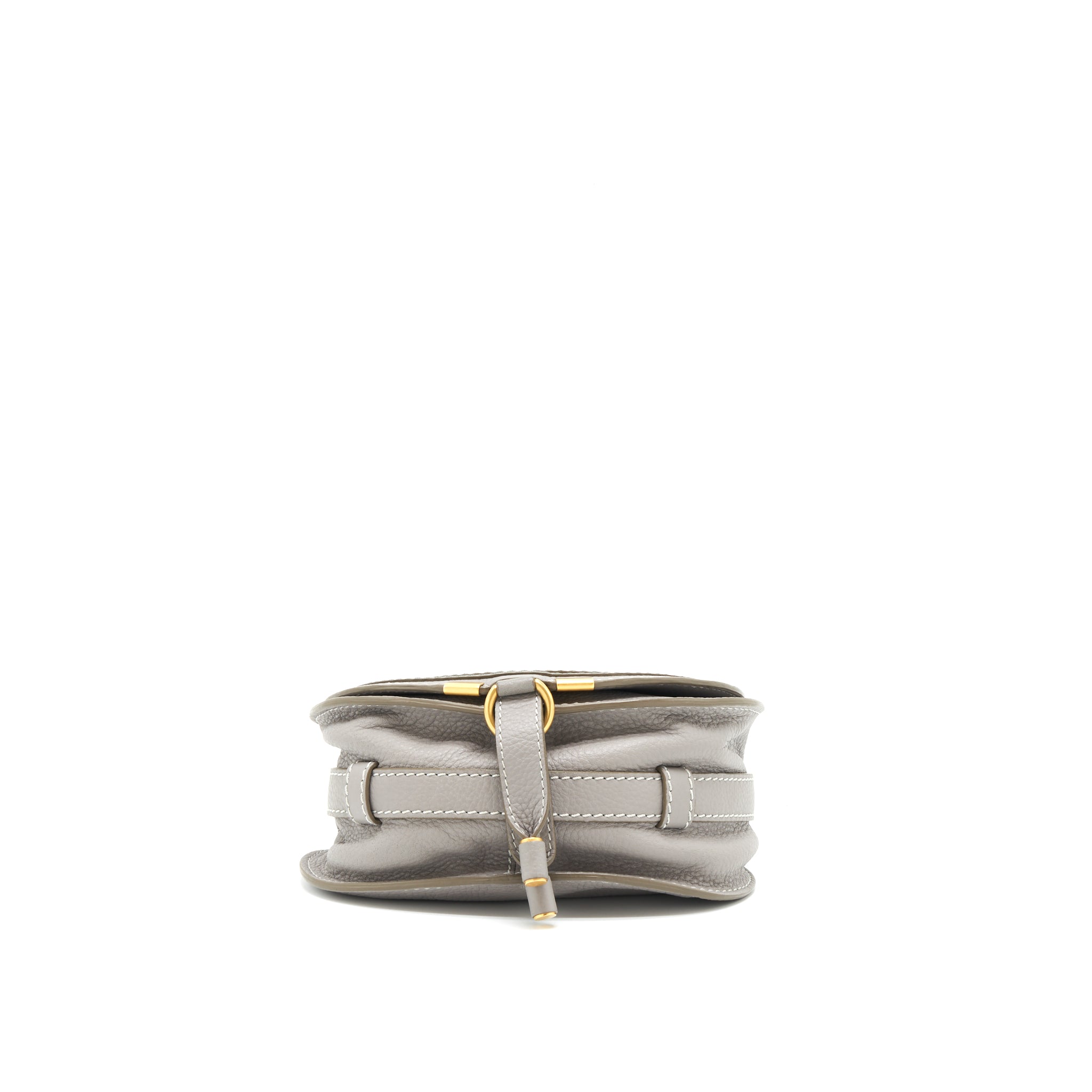 CHLOE MARCIE SADDLE MINI BAG GREY