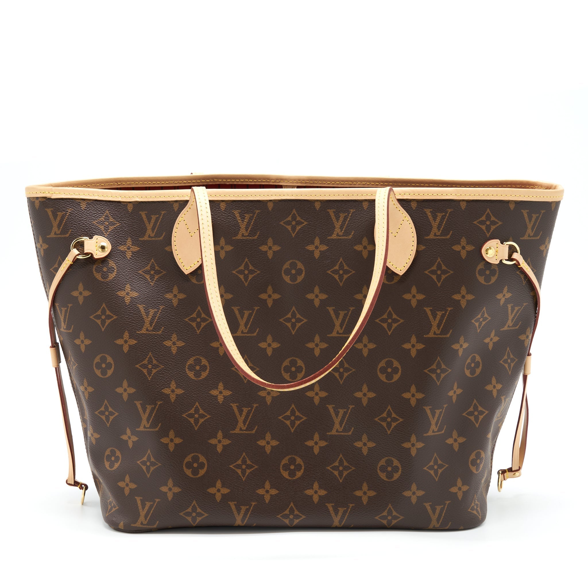 LOUIS VUITTON NEVERFULL CHERRY MM MONOGRAM CANVAS GHW