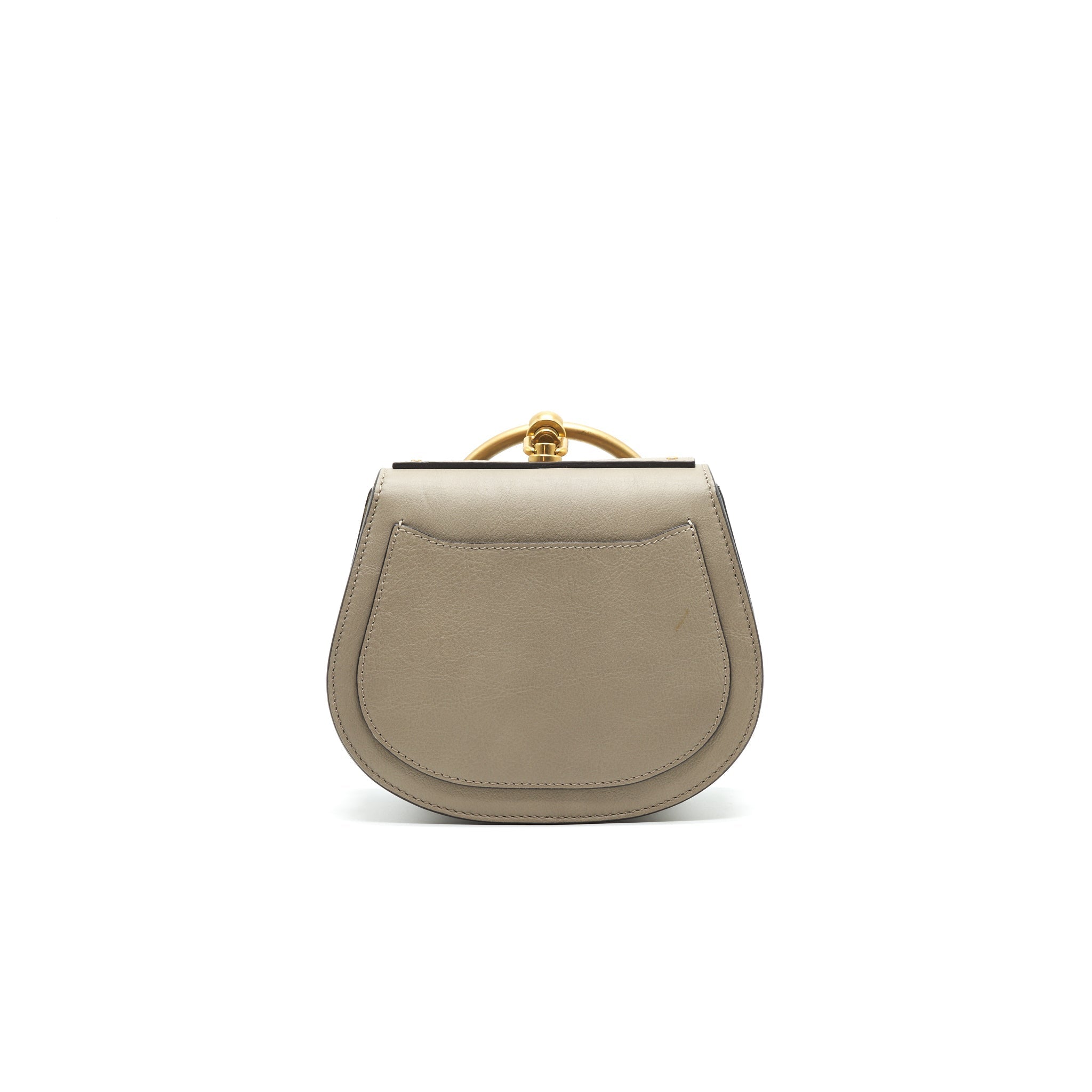 CHLOE NILE SMALL BRACELET BAG LIGHT GREY WIT GHW
