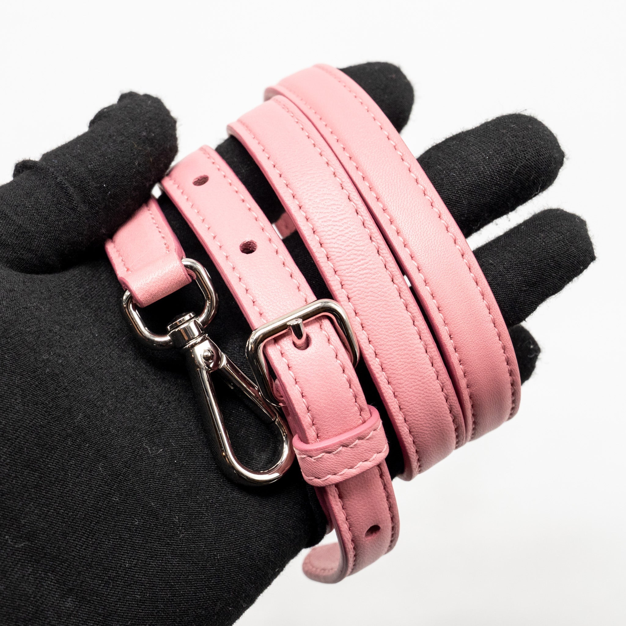 MIU MIU CRYSTAL TOTE BAG NAPPA PINK SHW