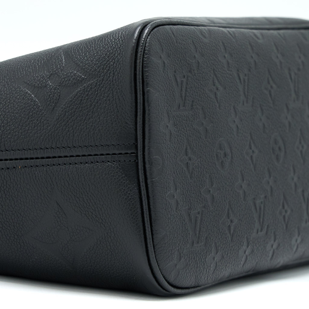 LOUIS VUITTON NEVERFULL MM MONOGRAM EMPREINTE BLACK GHW