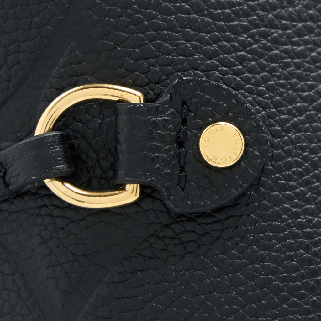 LOUIS VUITTON NEVERFULL MM MONOGRAM EMPREINTE BLACK GHW