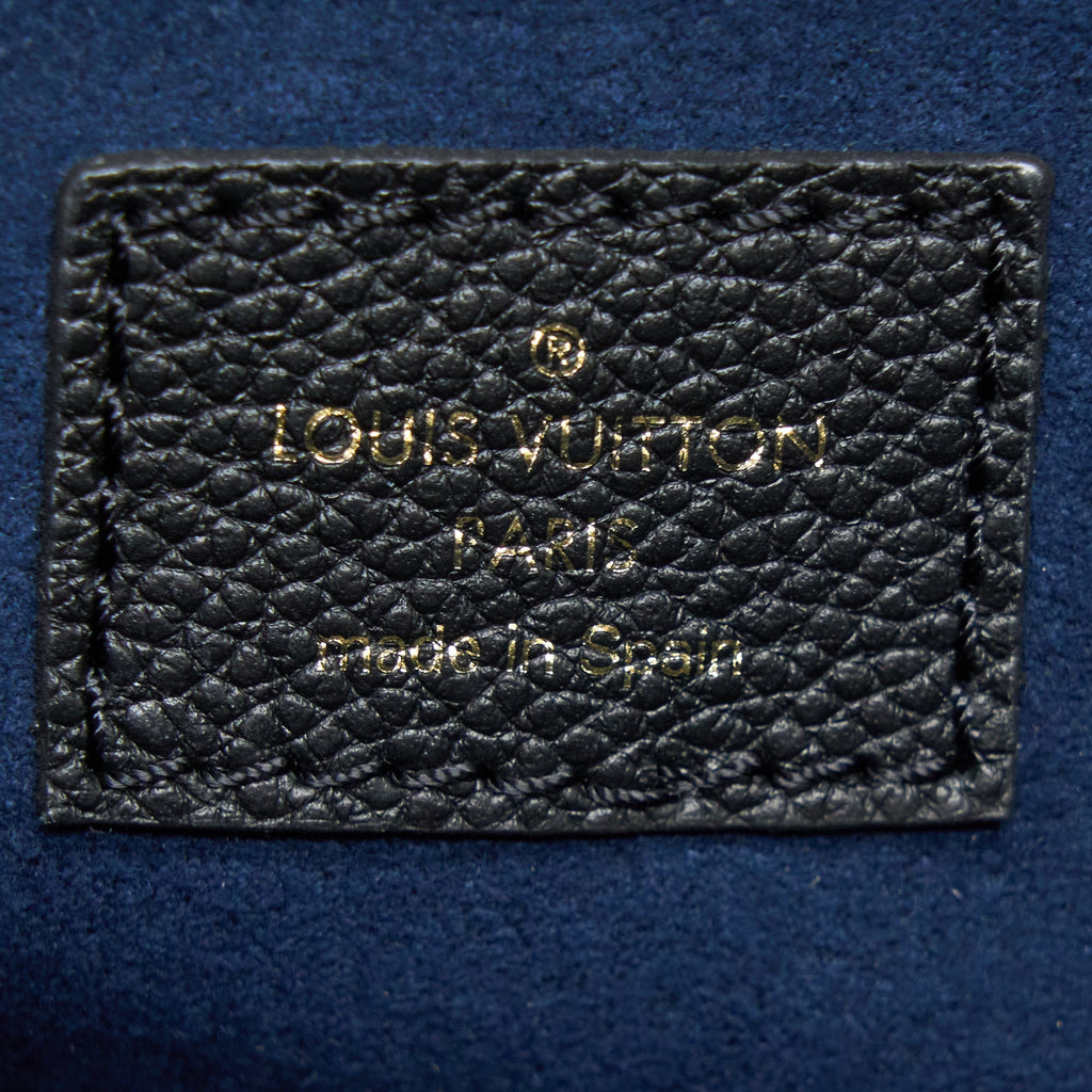 LOUIS VUITTON NEVERFULL MM MONOGRAM EMPREINTE BLACK GHW