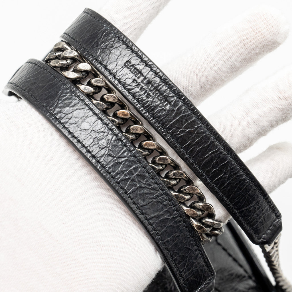 SAINT LAURENT MEDIUM NIKI CALFSKIN BLACK SHW