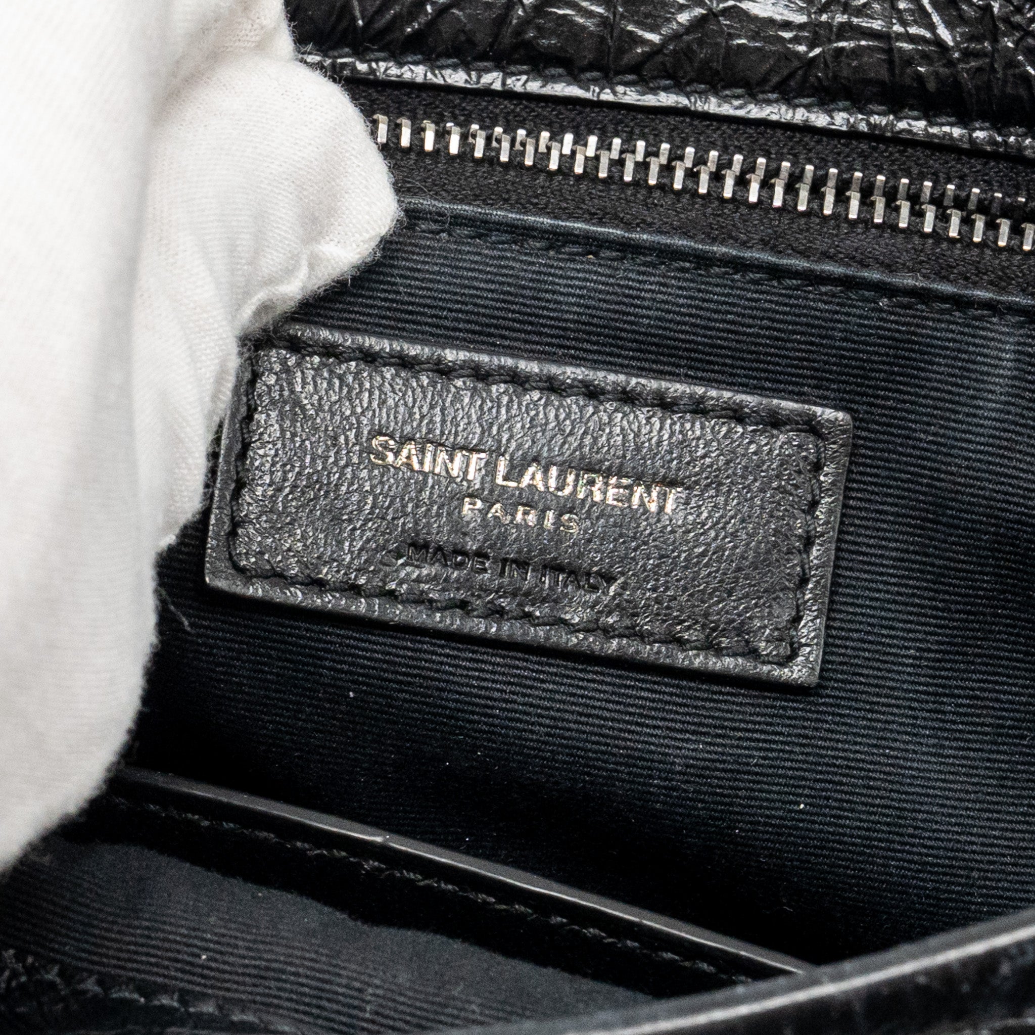 SAINT LAURENT MEDIUM NIKI CALFSKIN BLACK SHW