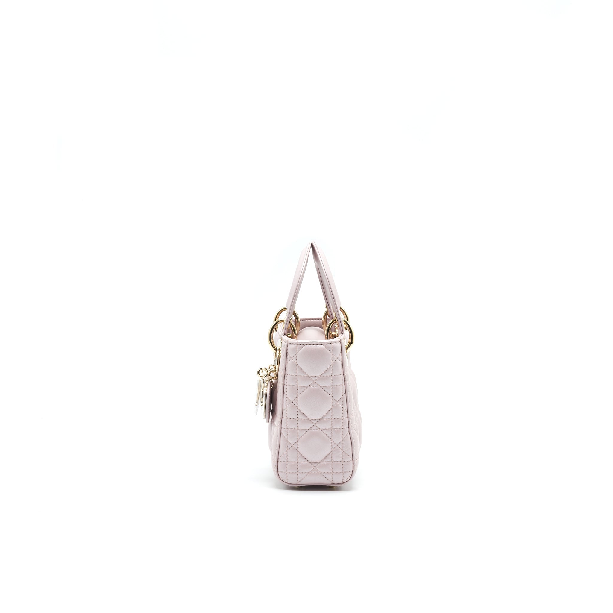 CHRISTIAN DIOR MINI DIOR LAMBSKIN PINK GHW