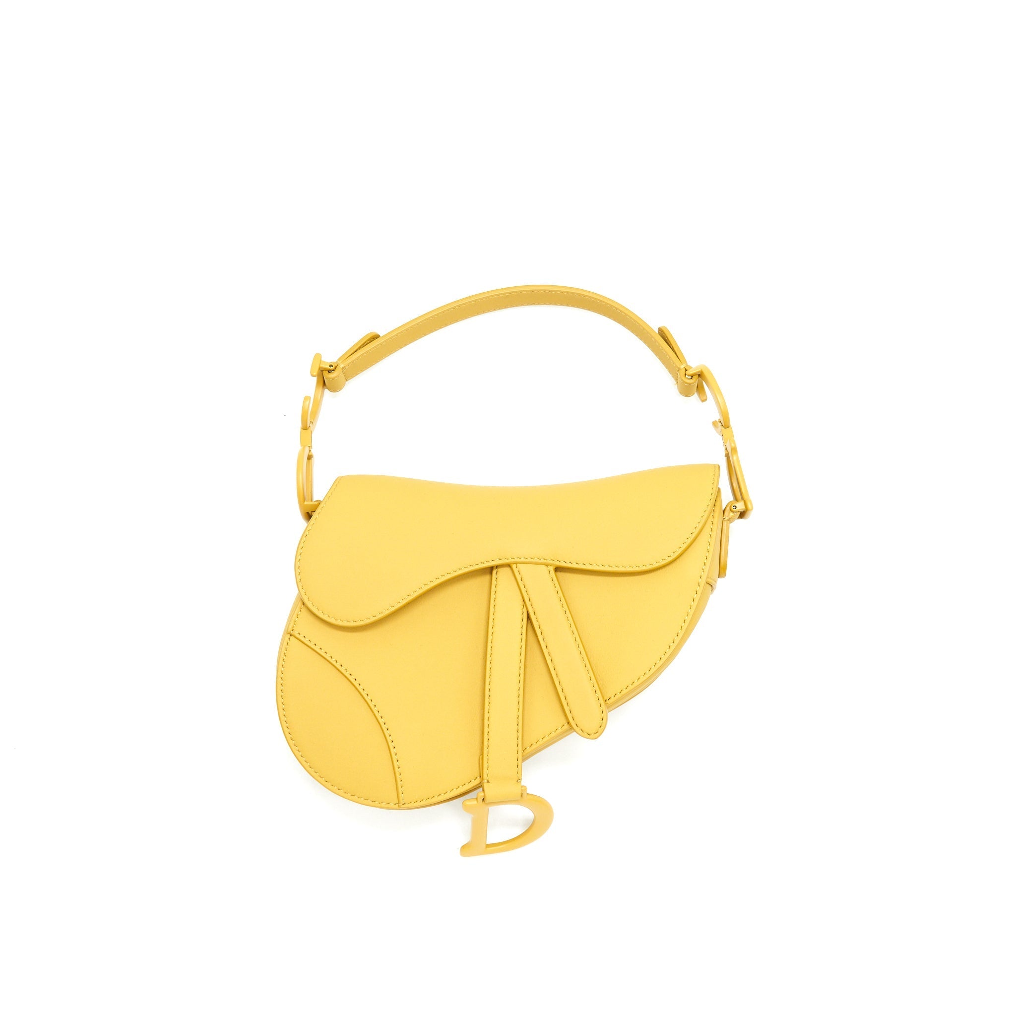 CHRISTIAN DIOR ULTRA-MATTE MINI SADDLE BAG CALFSKIN
