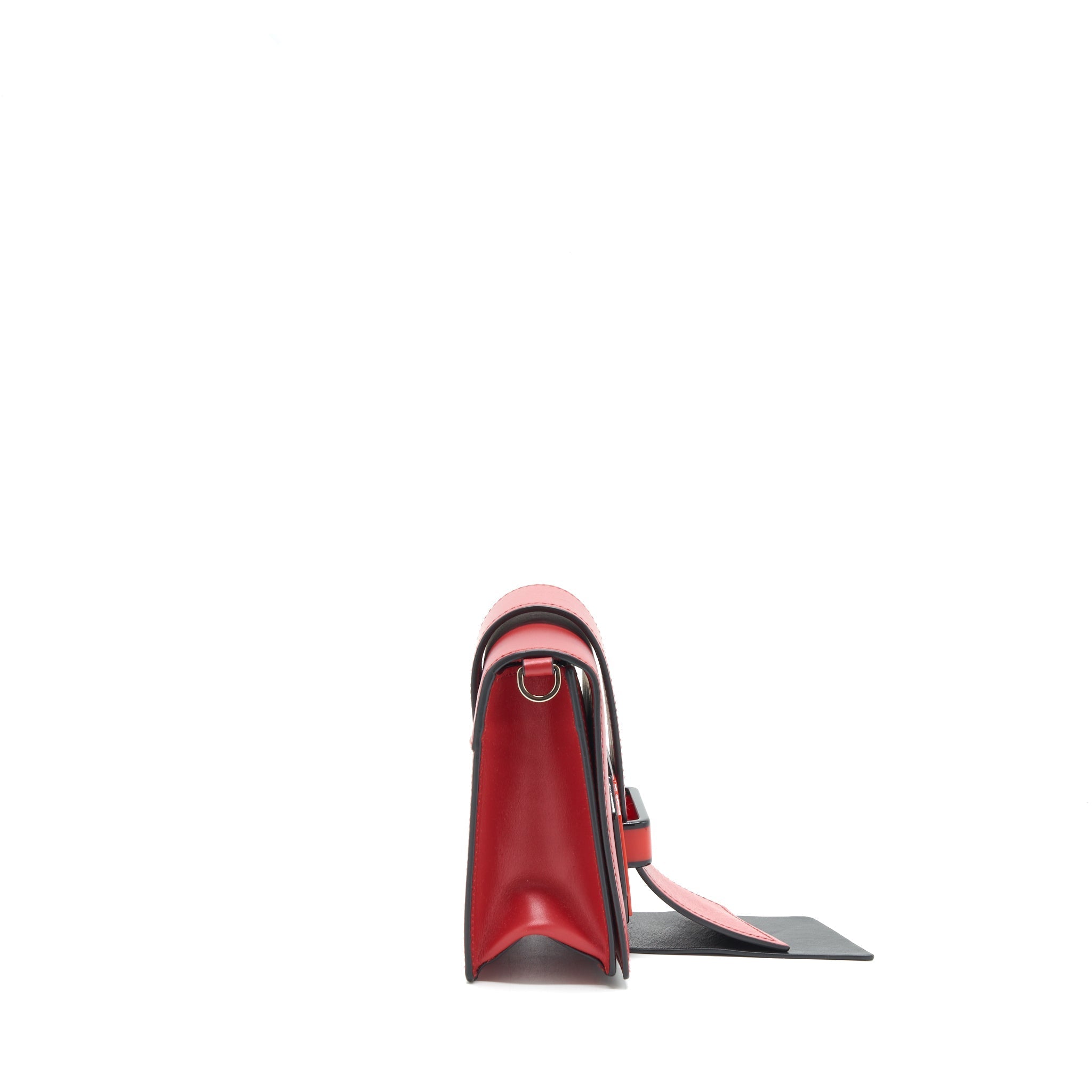 PRADA PLEX RIBBON BAG RED GHW
