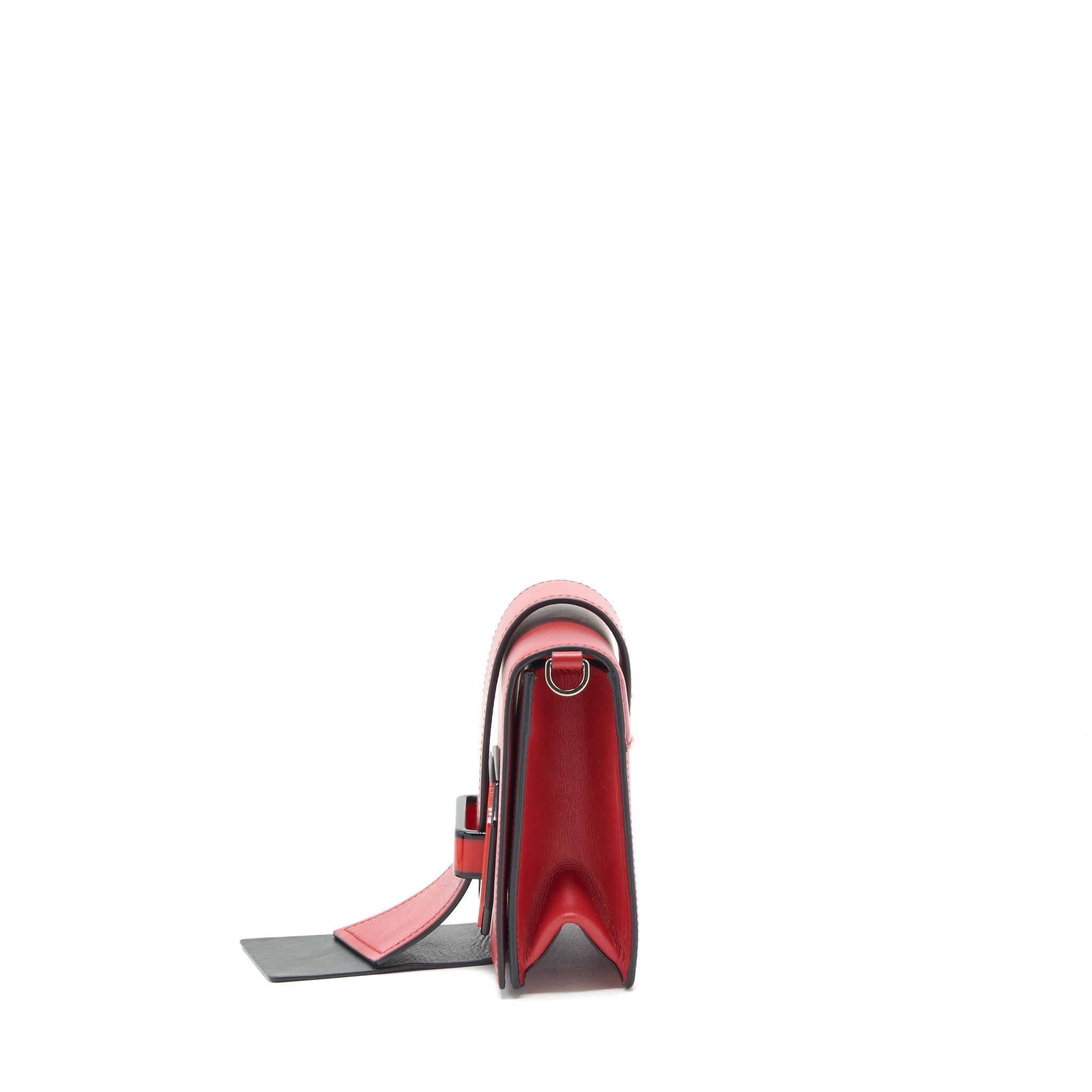 PRADA PLEX RIBBON BAG RED GHW