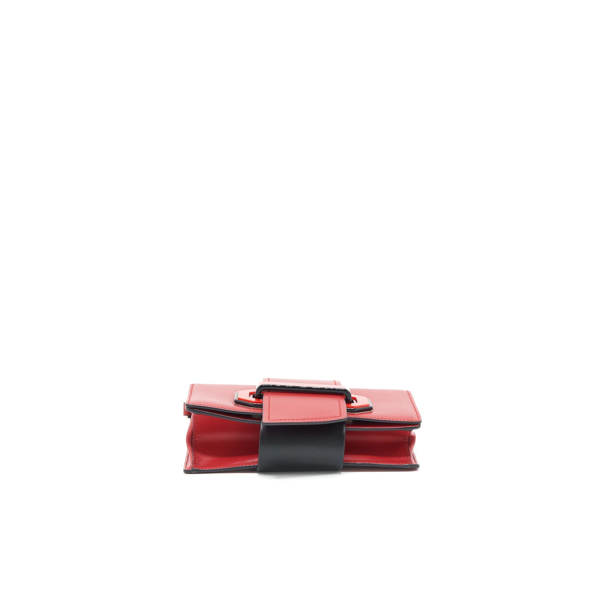 PRADA PLEX RIBBON BAG RED GHW