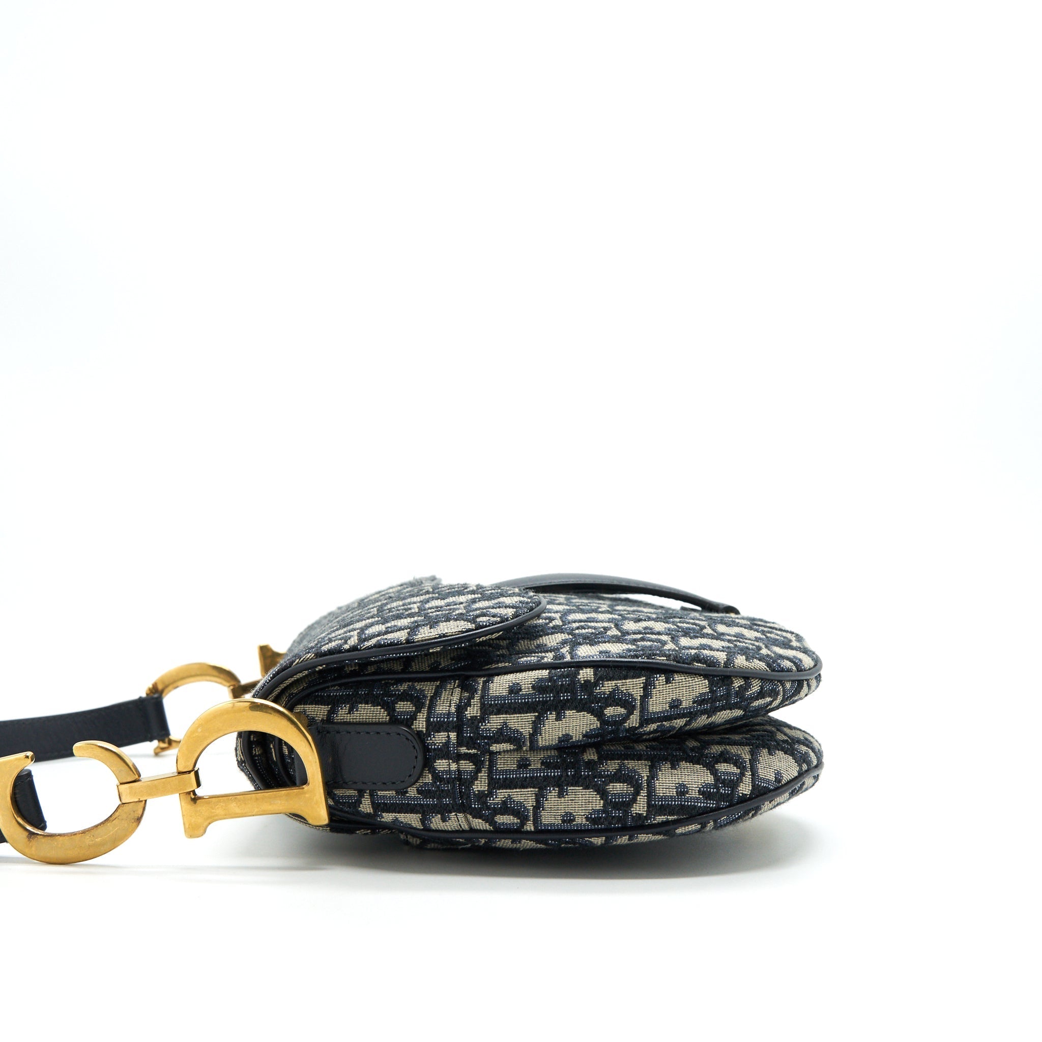 CHRISTIAN DIOR OBLIQUE MEDIUM SADDLE BAG