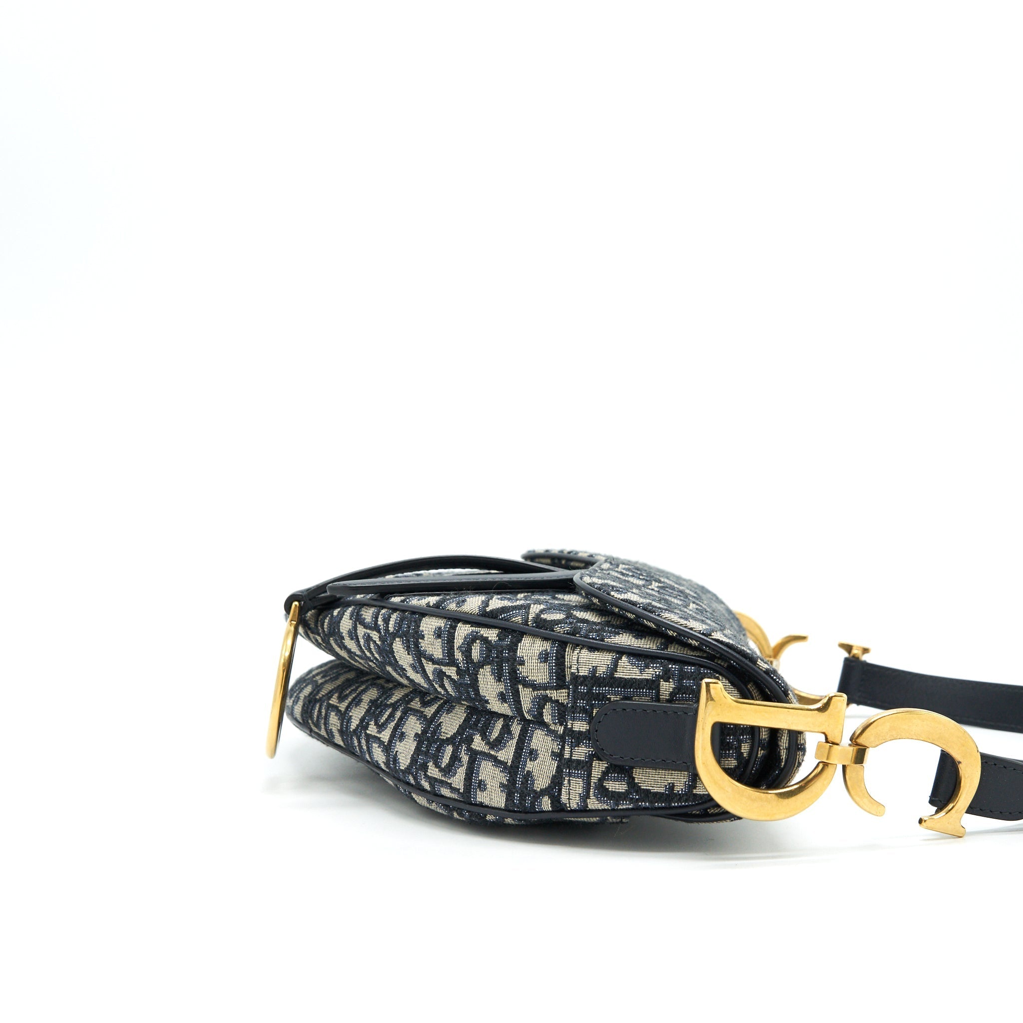 CHRISTIAN DIOR OBLIQUE MEDIUM SADDLE BAG
