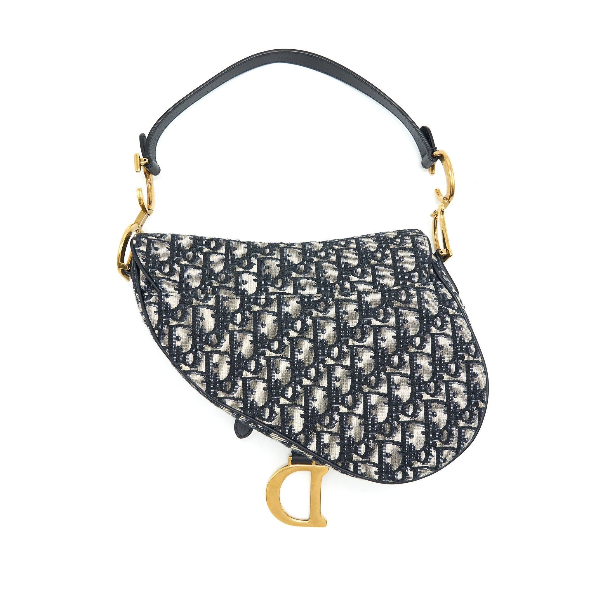 CHRISTIAN DIOR OBLIQUE MEDIUM SADDLE BAG