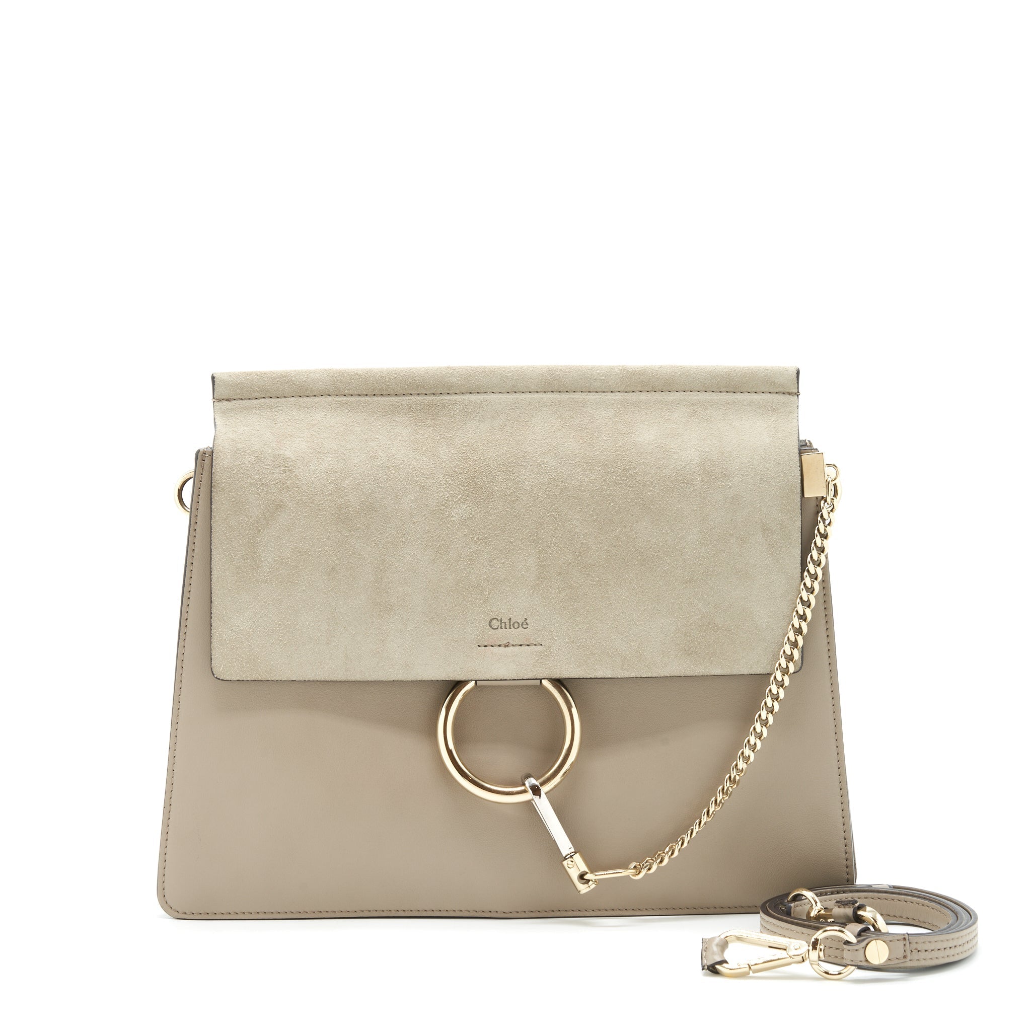 CHLOE FAYE BAG GREY SHW