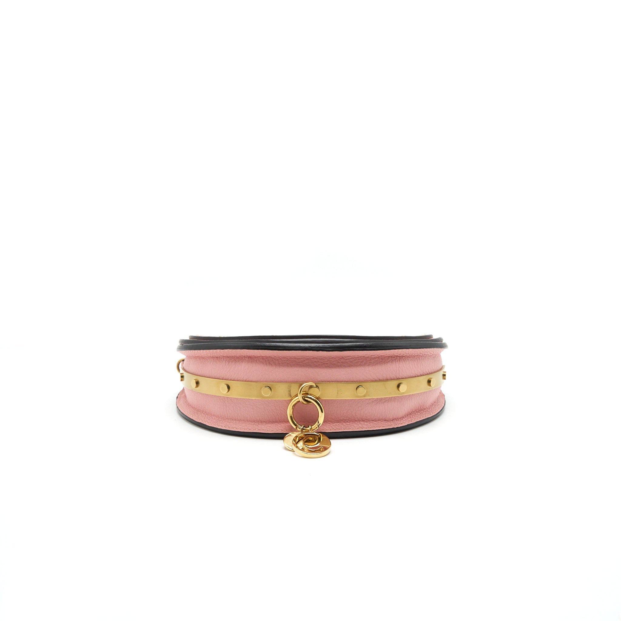 CHLOE NILE MINI LEATHER CROSSBODY BAG PINK