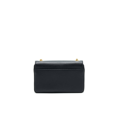 BALENCIAGA BB CHAIN SHOULDER BAG BLACK GHW