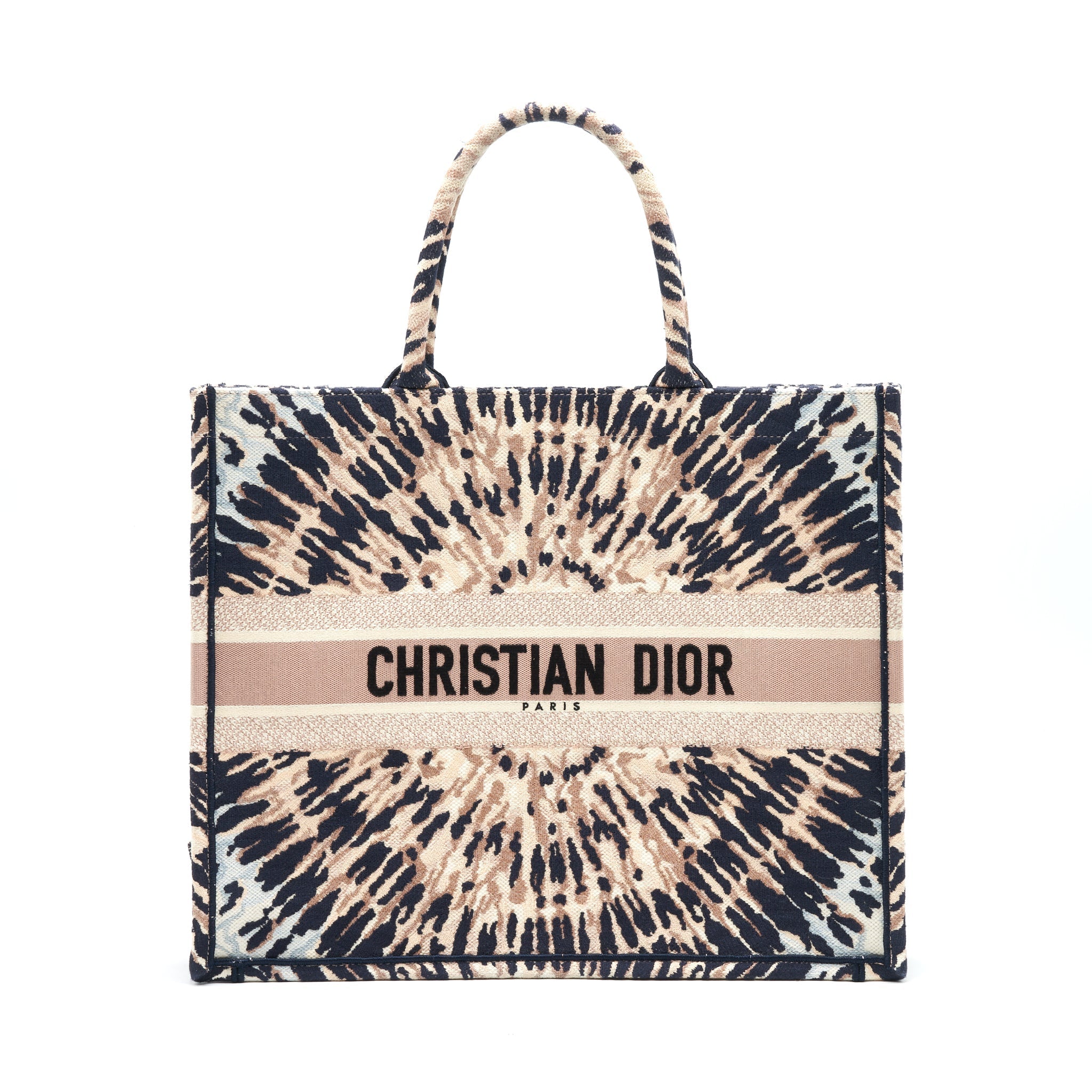 CHRISTIAN DIOR LARGE BOOK TOTE MULTICOLOUR LIMITED EDITION