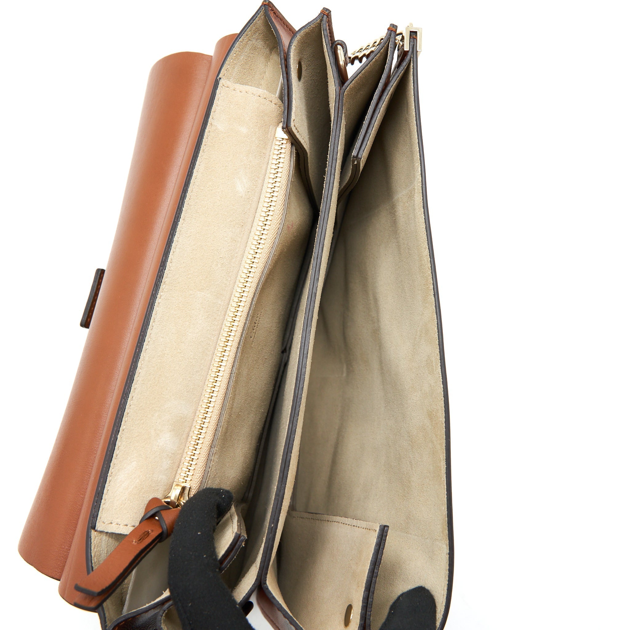 CHLOE FAYE SHOULDER BAG BROWN SHW