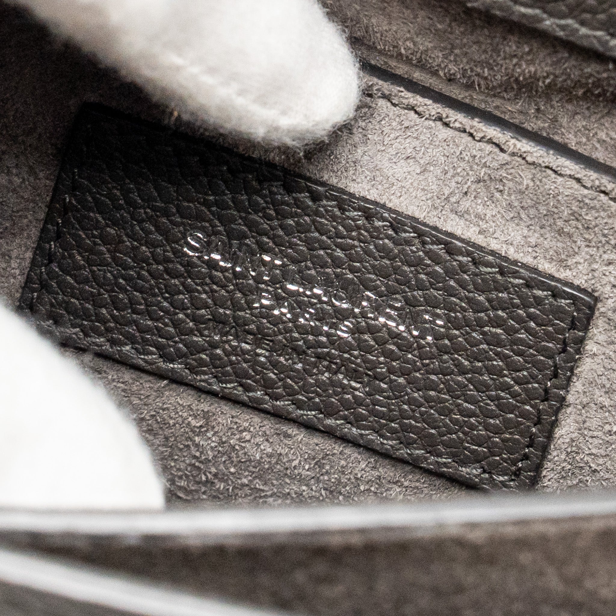 SAINT LAURENT/YSL MEDIUM SUNSET BAG CALFSKIN GREY SHW